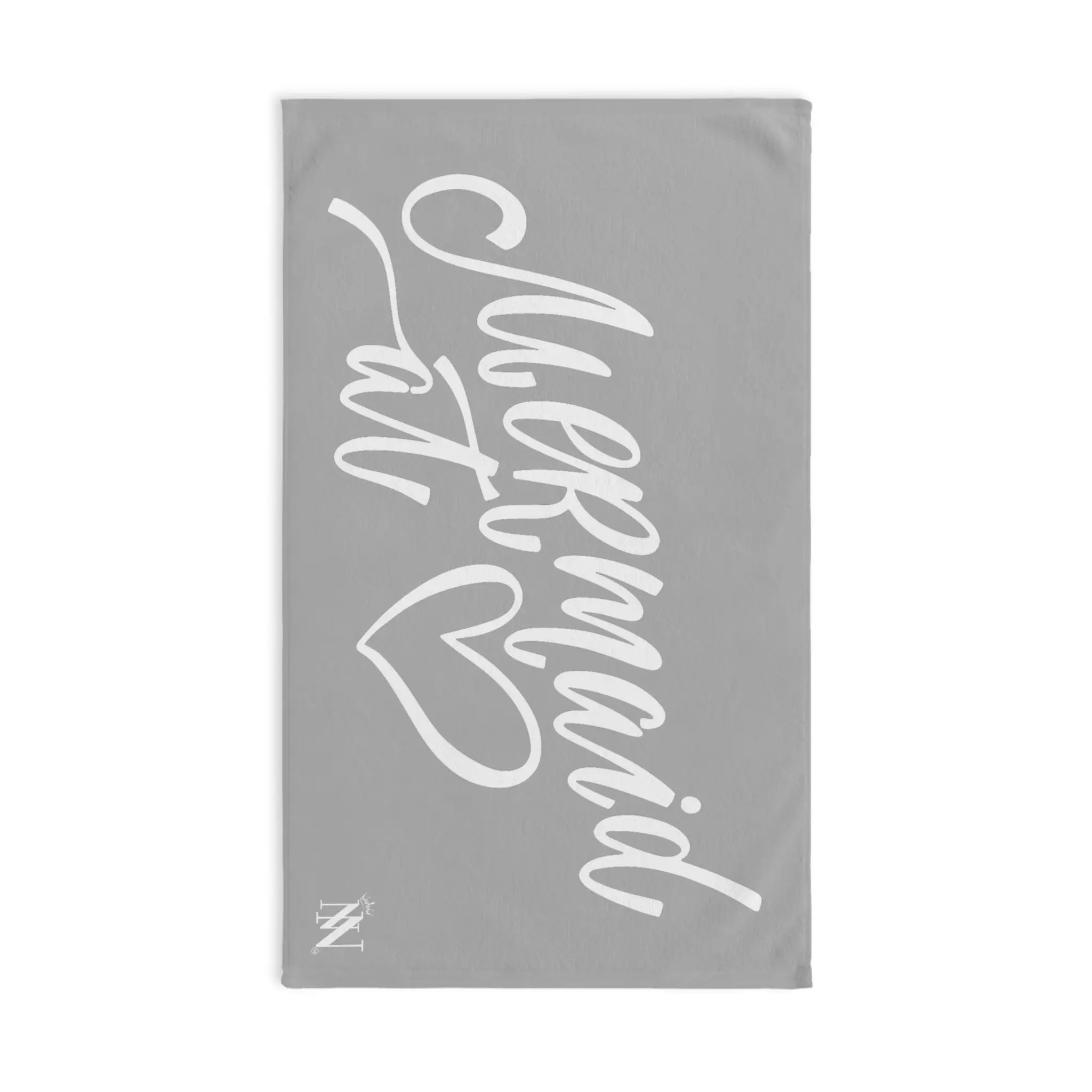 Mermaid At Heart Light Grey | Mix & Match Original Fun-Flirty Lovers’ Towels