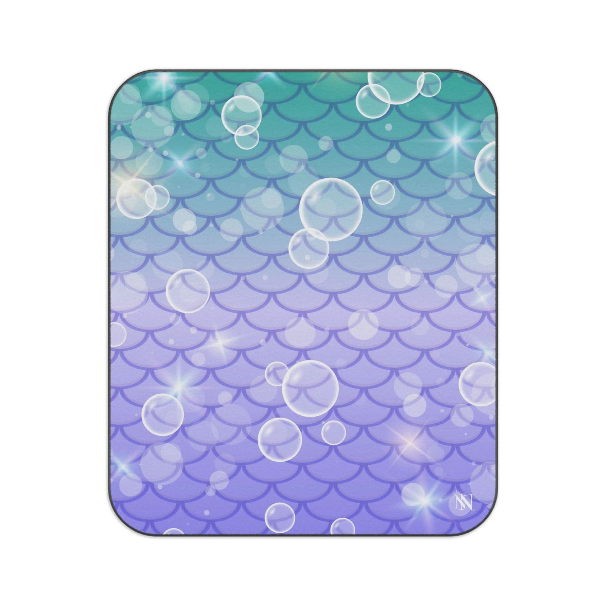 Mermaid Bubble | Mix Match Fun-Flirty Lovers’ Water-Resistant Blankets