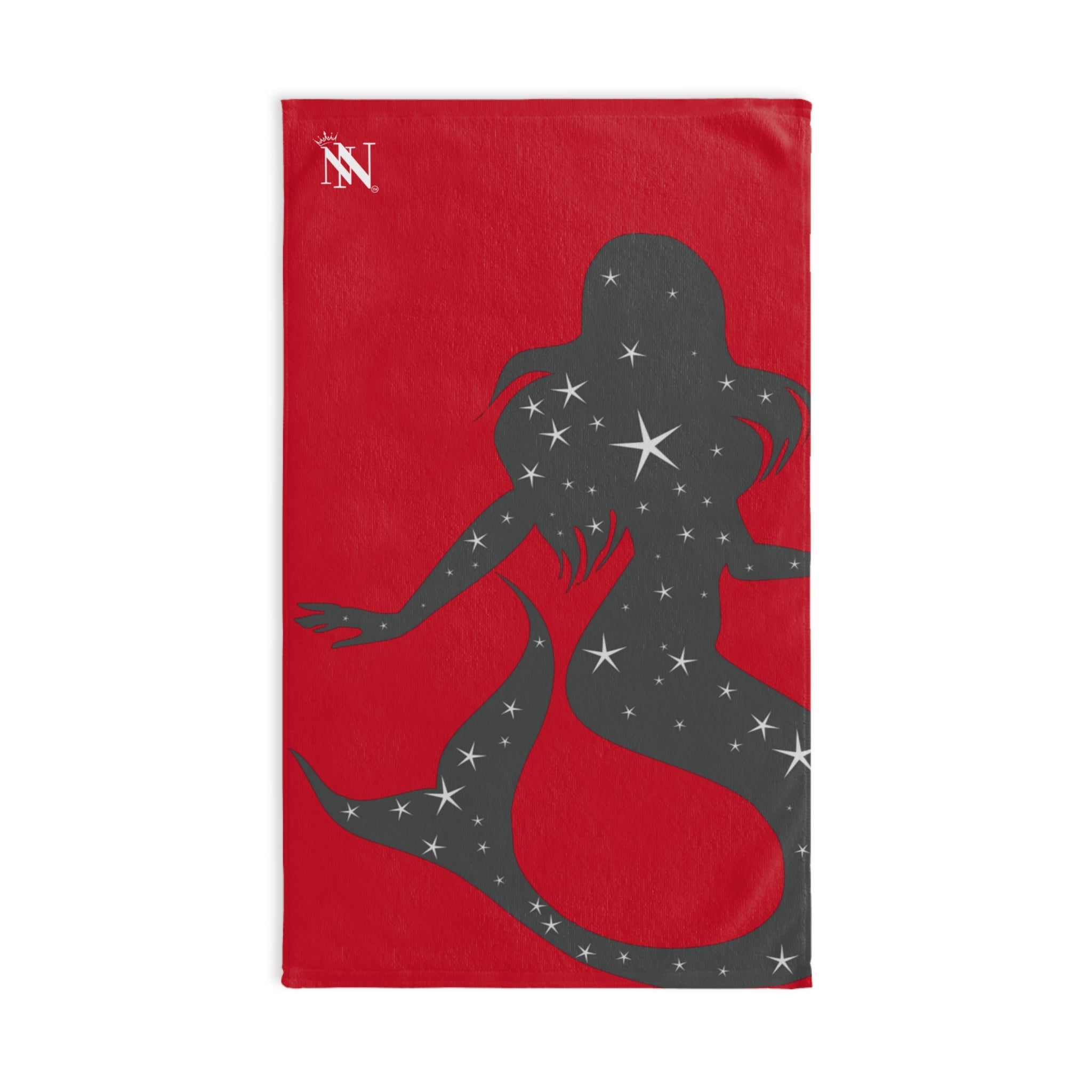 Mermaid Star Red | Mix & Match Original Fun-Flirty Lovers’ Towels