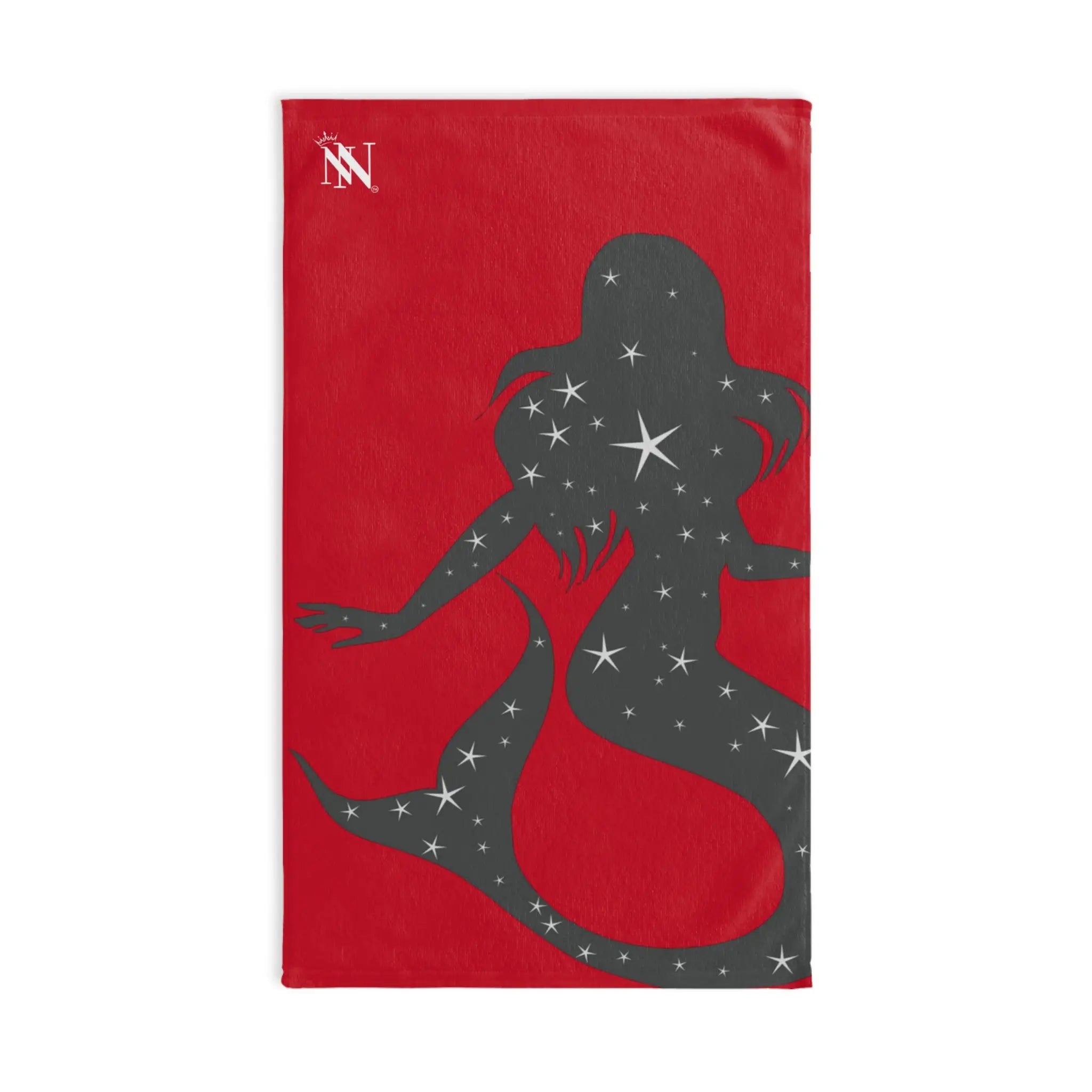 Mermaid Star Red | Mix & Match Original Fun-Flirty Lovers’ Towels