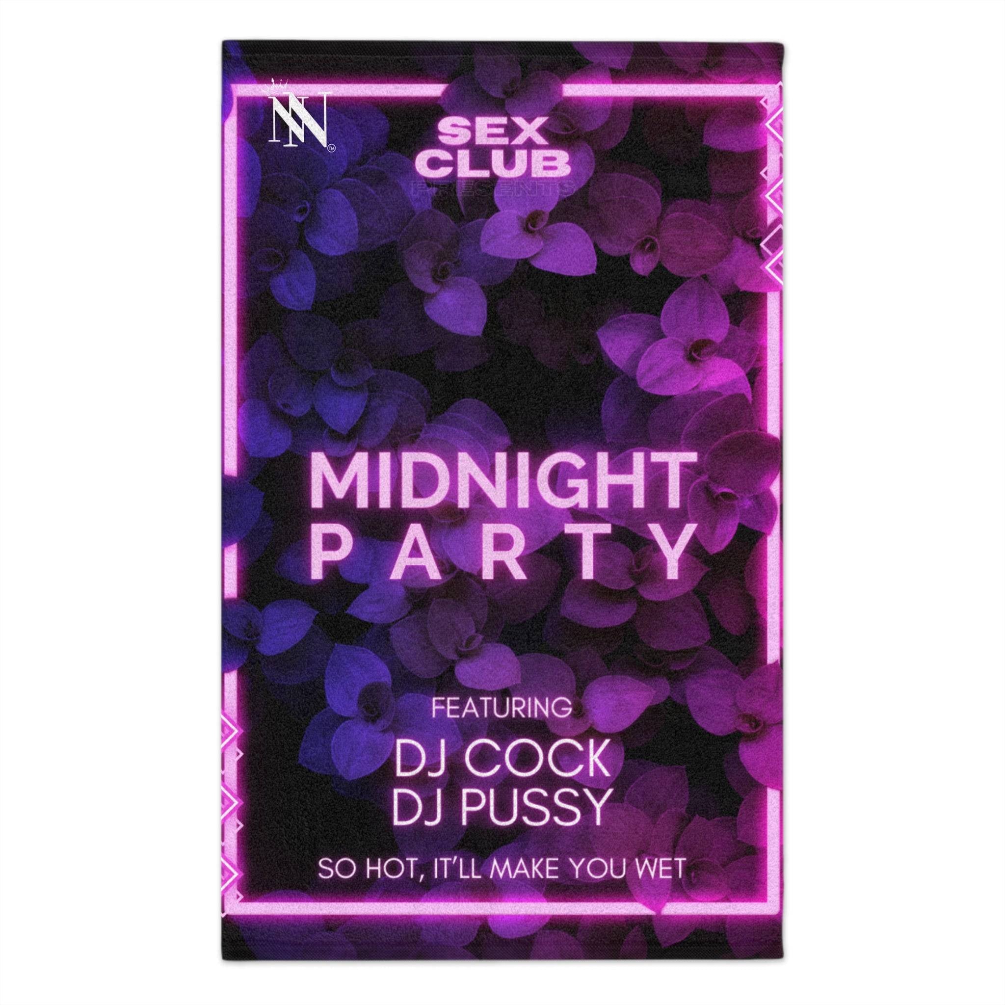 Midnight Party | Mix & Match Soft Fun-Flirty Lovers’ Towels