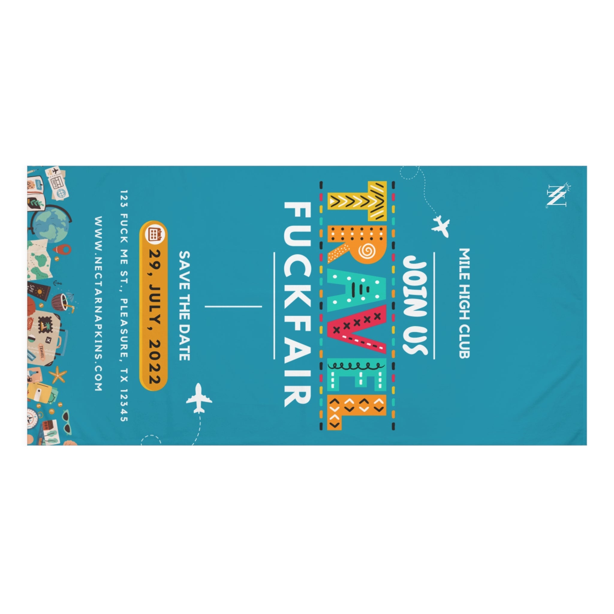 Mile High Club | Mix & Match Naughty XL Fun-Flirty Lovers’ Towels