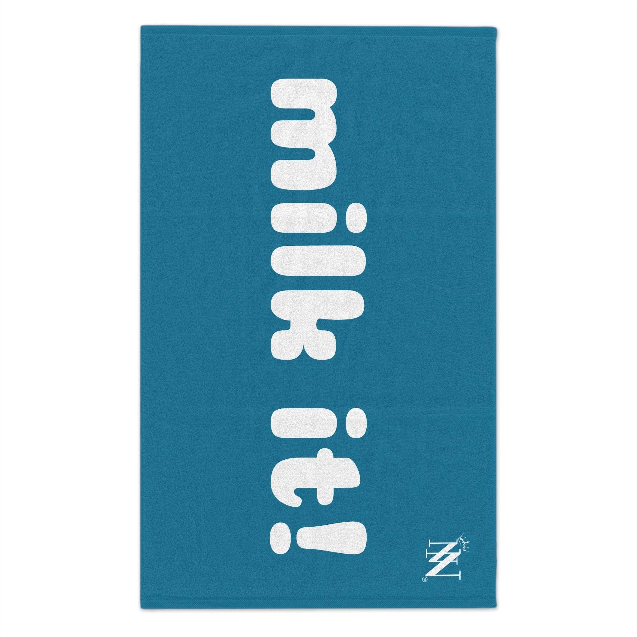 Milk It! Blue Mix & Match Soft Sex Towels | Flirty Lovers’ Gifts