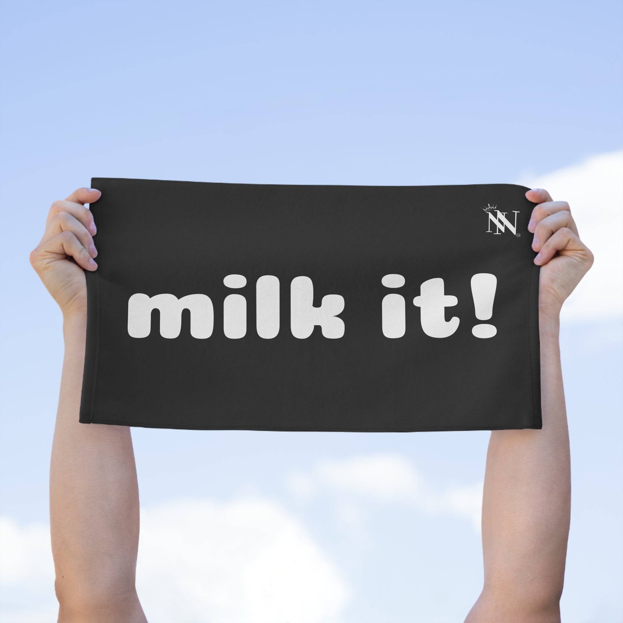 Milk It! | Mix & Match Soft Fun-Flirty Lovers’ Towels