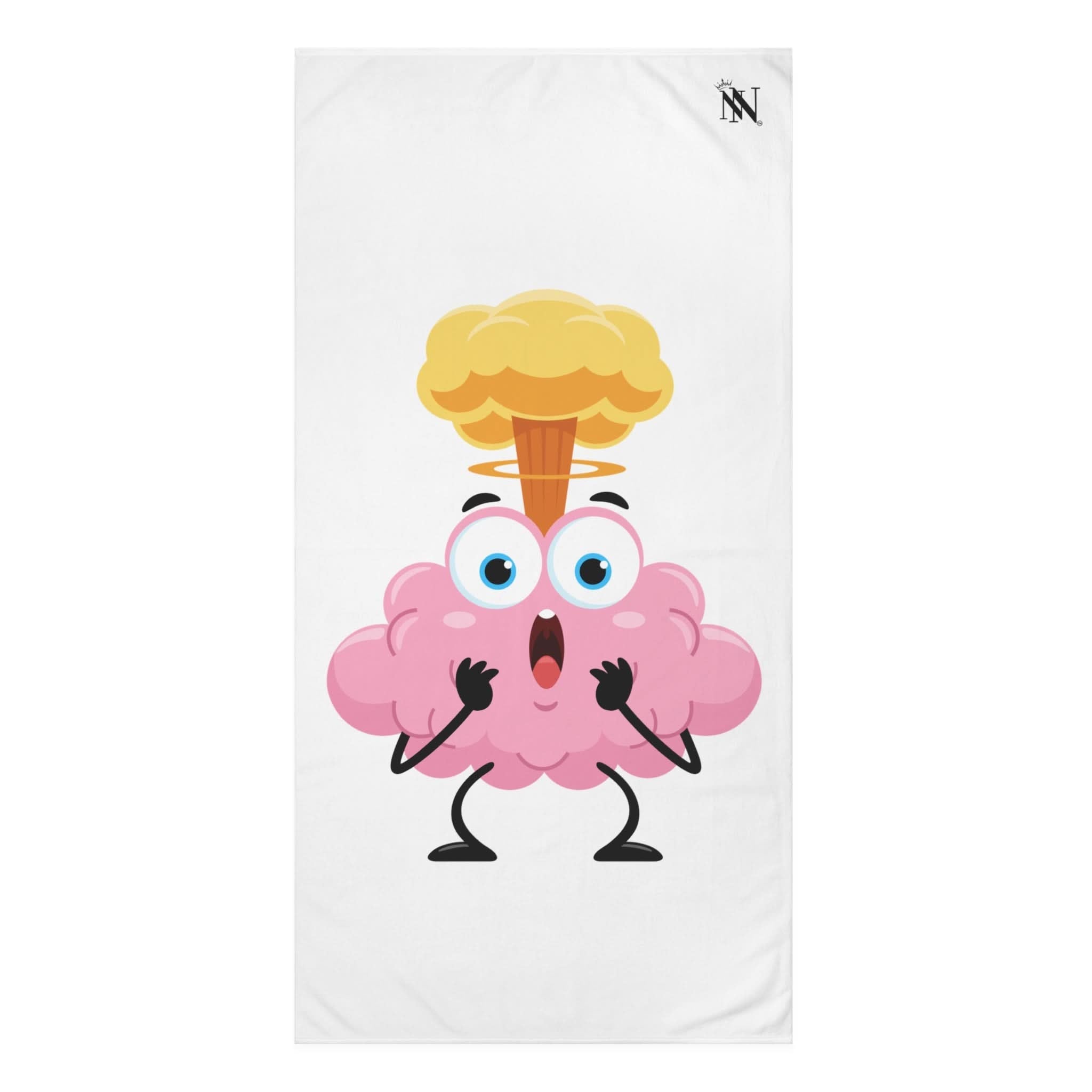 Mind Blowing Brain Fun XL Cum Towel | Big Bold & Sexy Stylish
