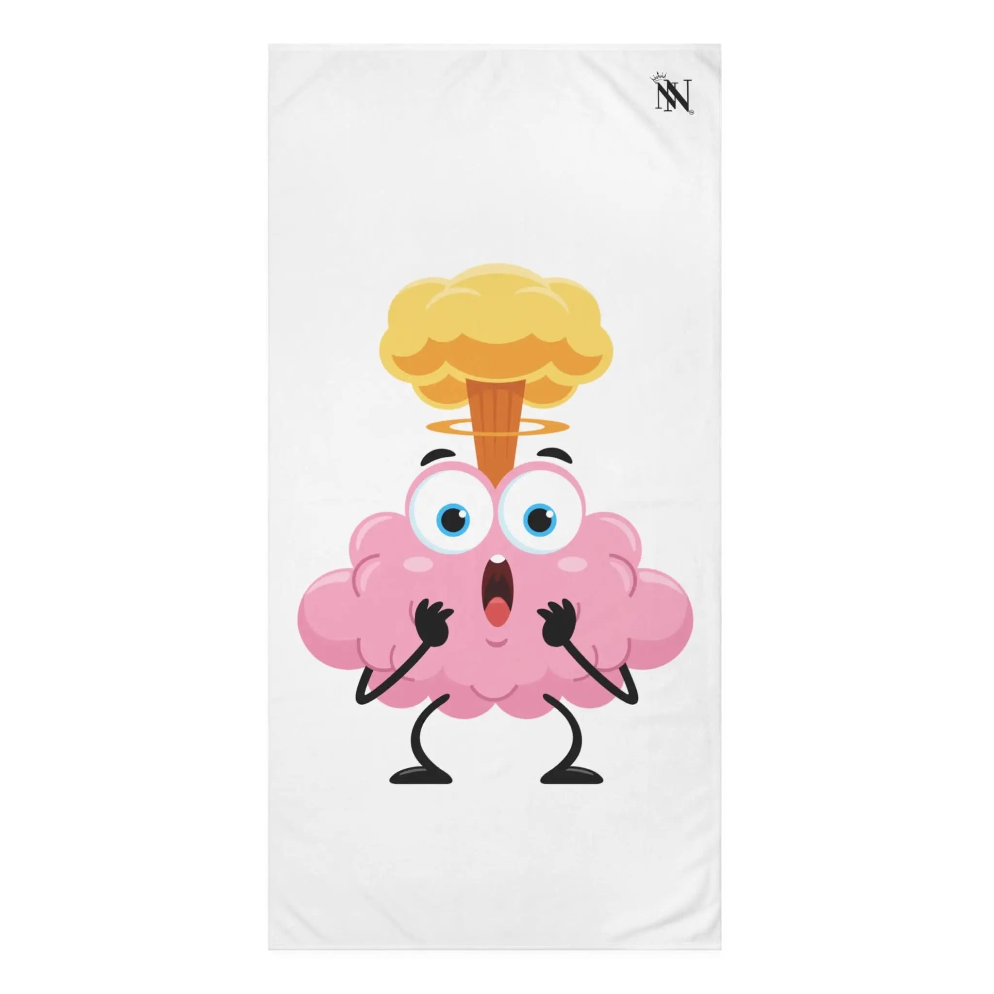 Mind Blowing Brain Fun XL Cum Towel | Big Bold & Sexy Stylish