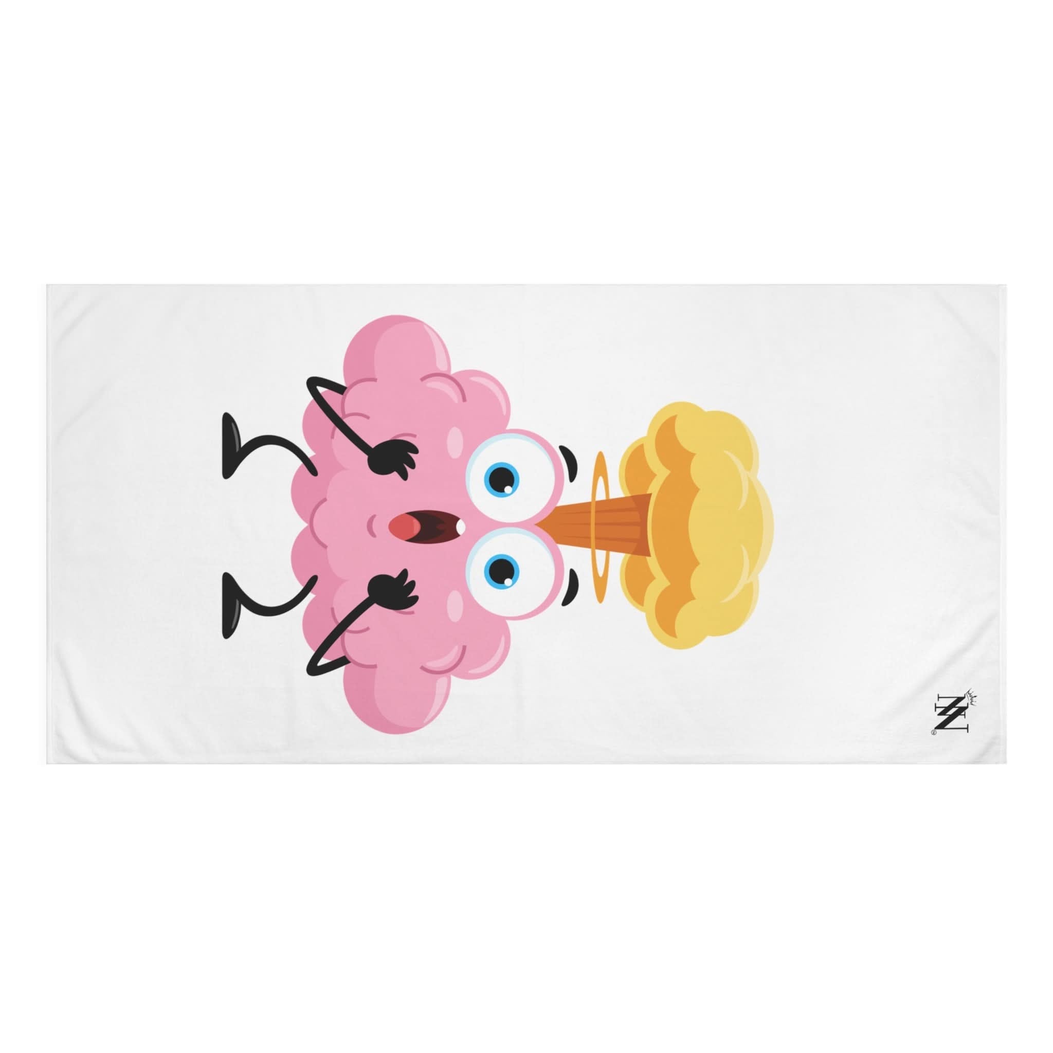 Mind Blowing Brain Fun XL Cum Towel | Big Bold & Sexy Stylish