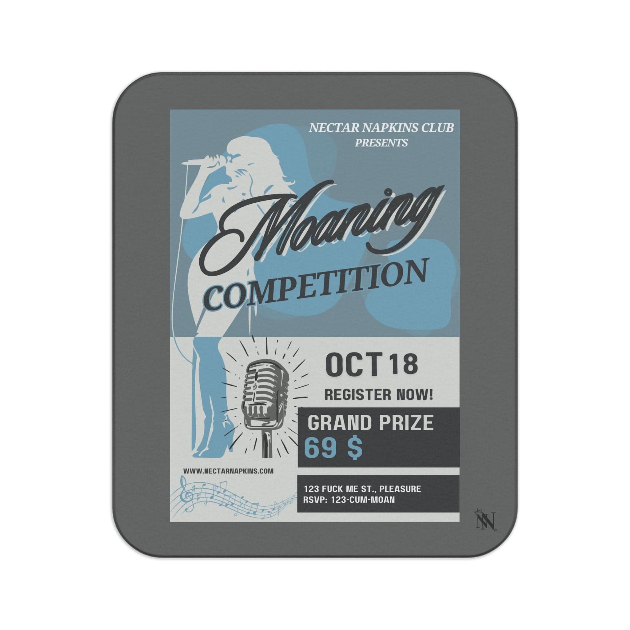 Moaning Competition | Mix Match Fun-Flirty Lovers’ Water-Resistant Blankets