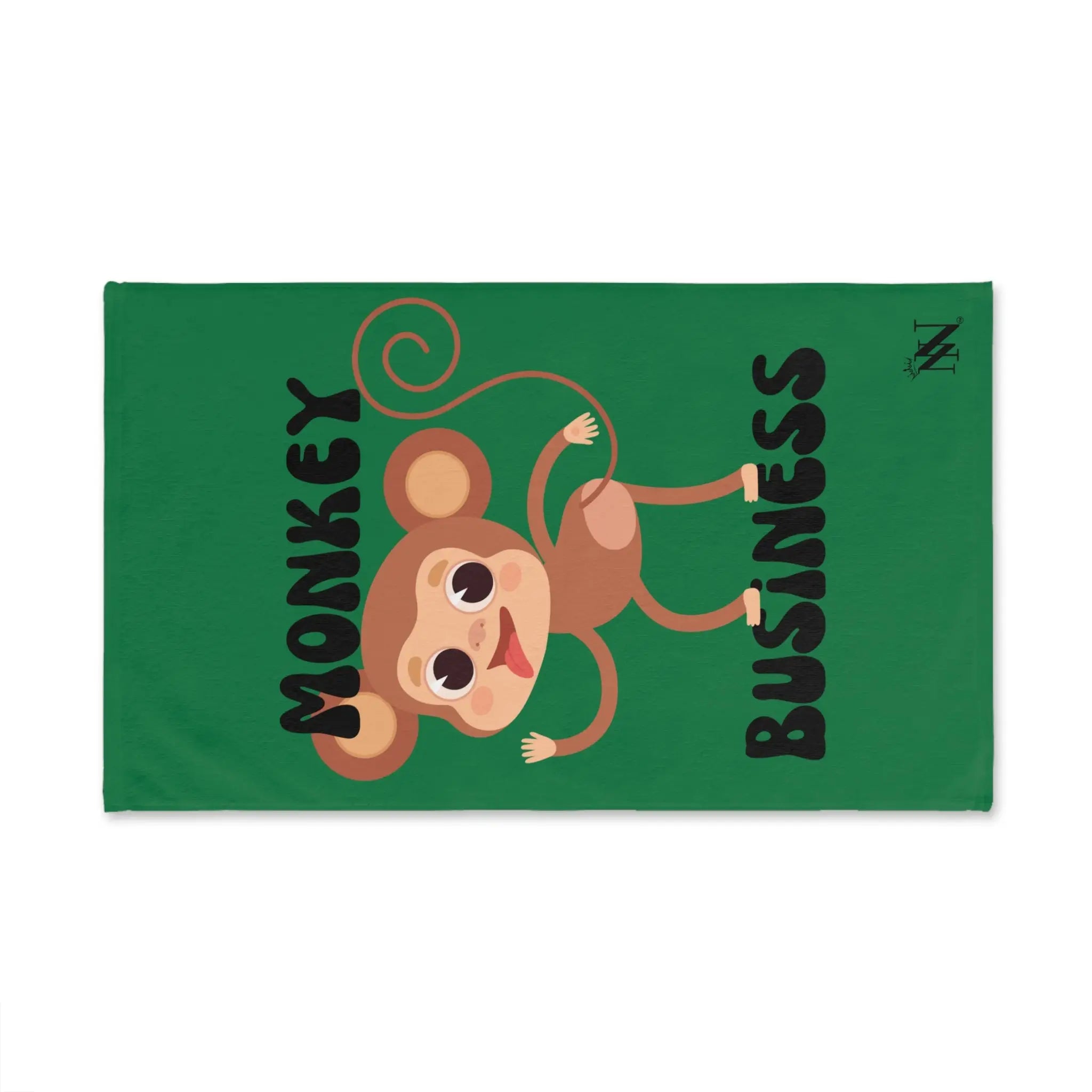 Monkey Business Green | Mix & Match Original Fun-Flirty Lovers’ Towels