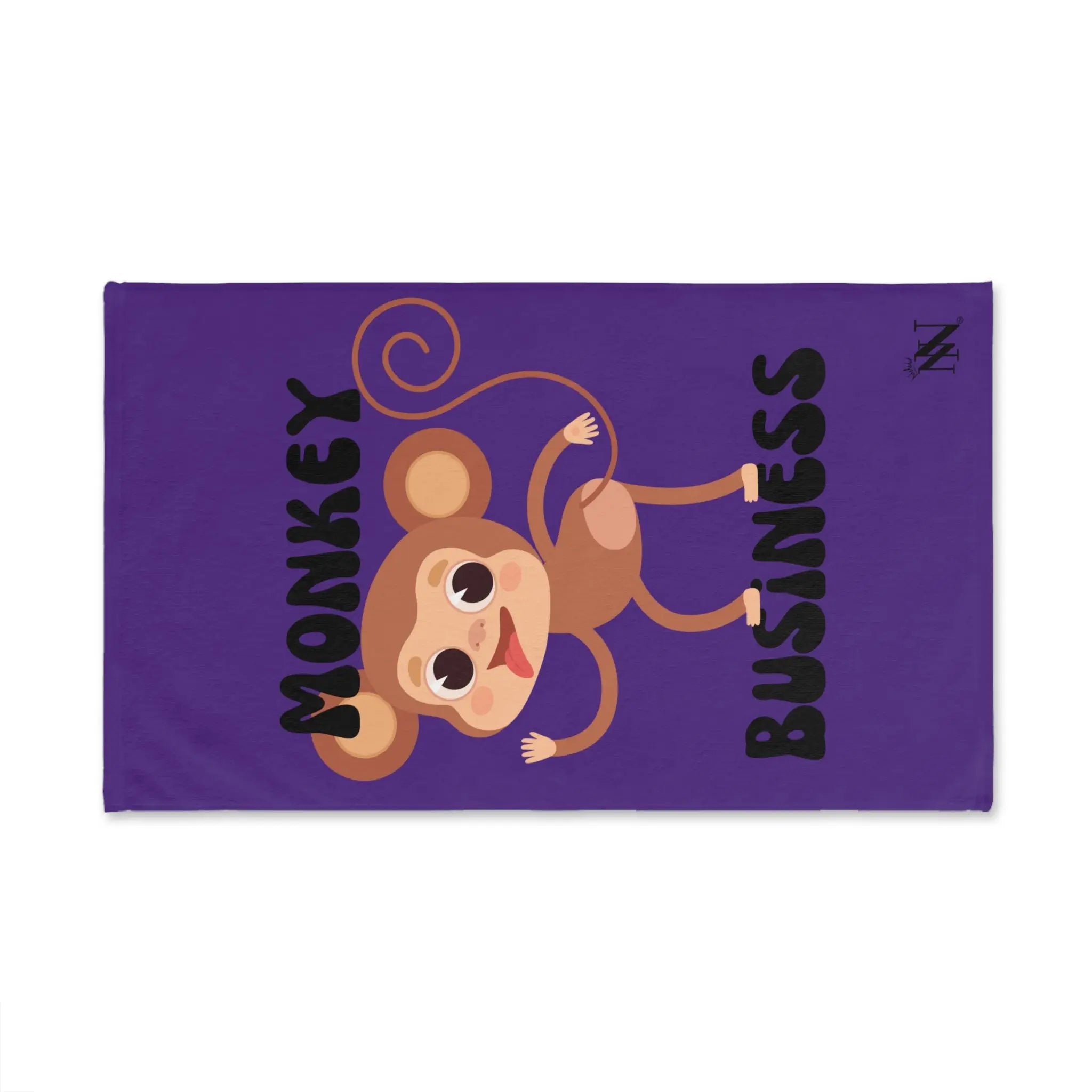 Monkey Business Purple | Mix & Match Original Fun-Flirty Lovers’ Towels