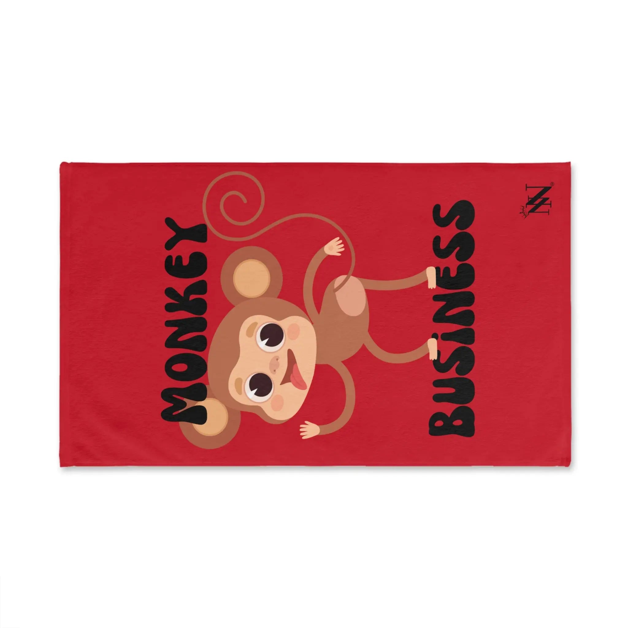 Monkey Business Red | Mix & Match Original Fun-Flirty Lovers’ Towels