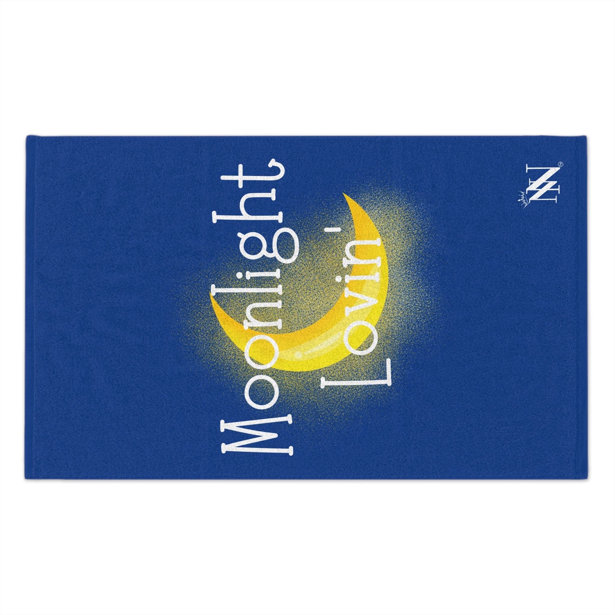 Moonlight Lovin’ Blue | Mix & Match Soft Fun-Flirty Lovers’ Towels