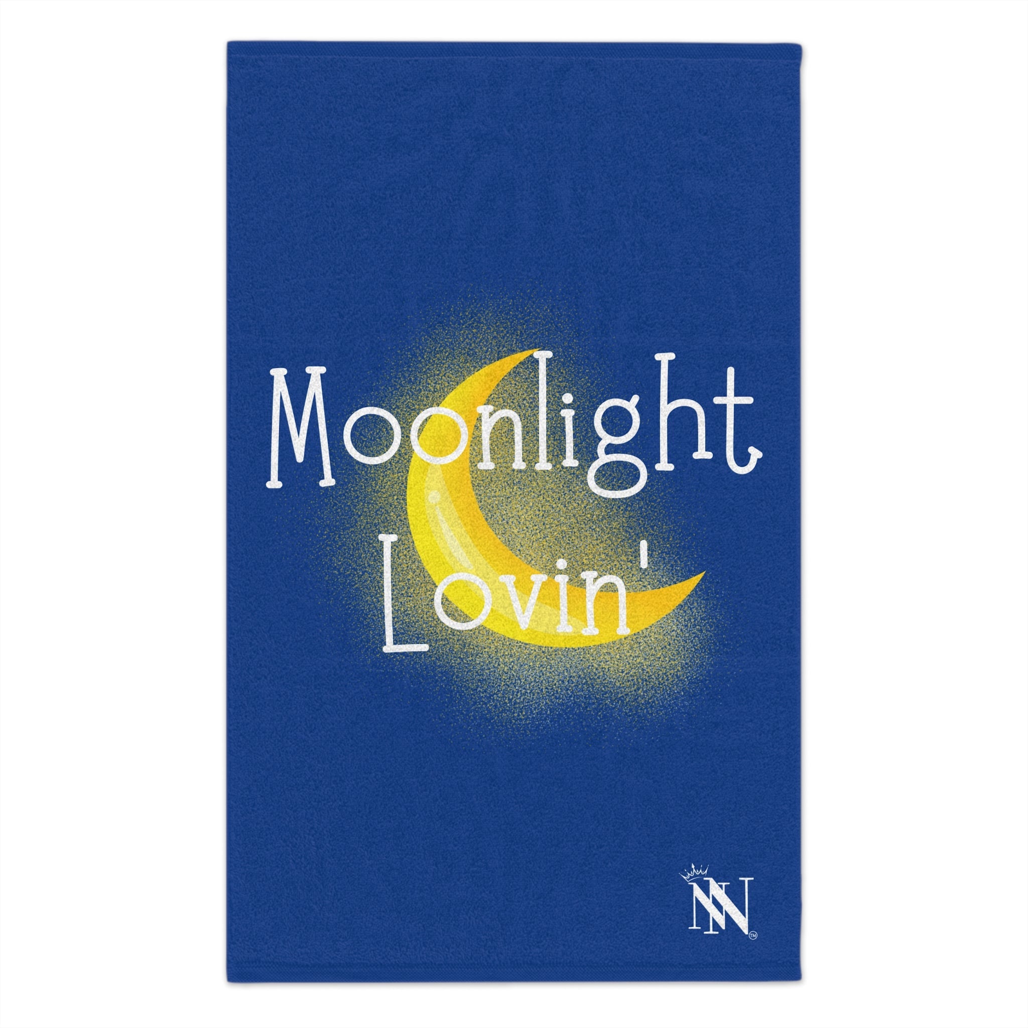 Moonlight Lovin’ Blue | Mix & Match Soft Fun-Flirty Lovers’ Towels