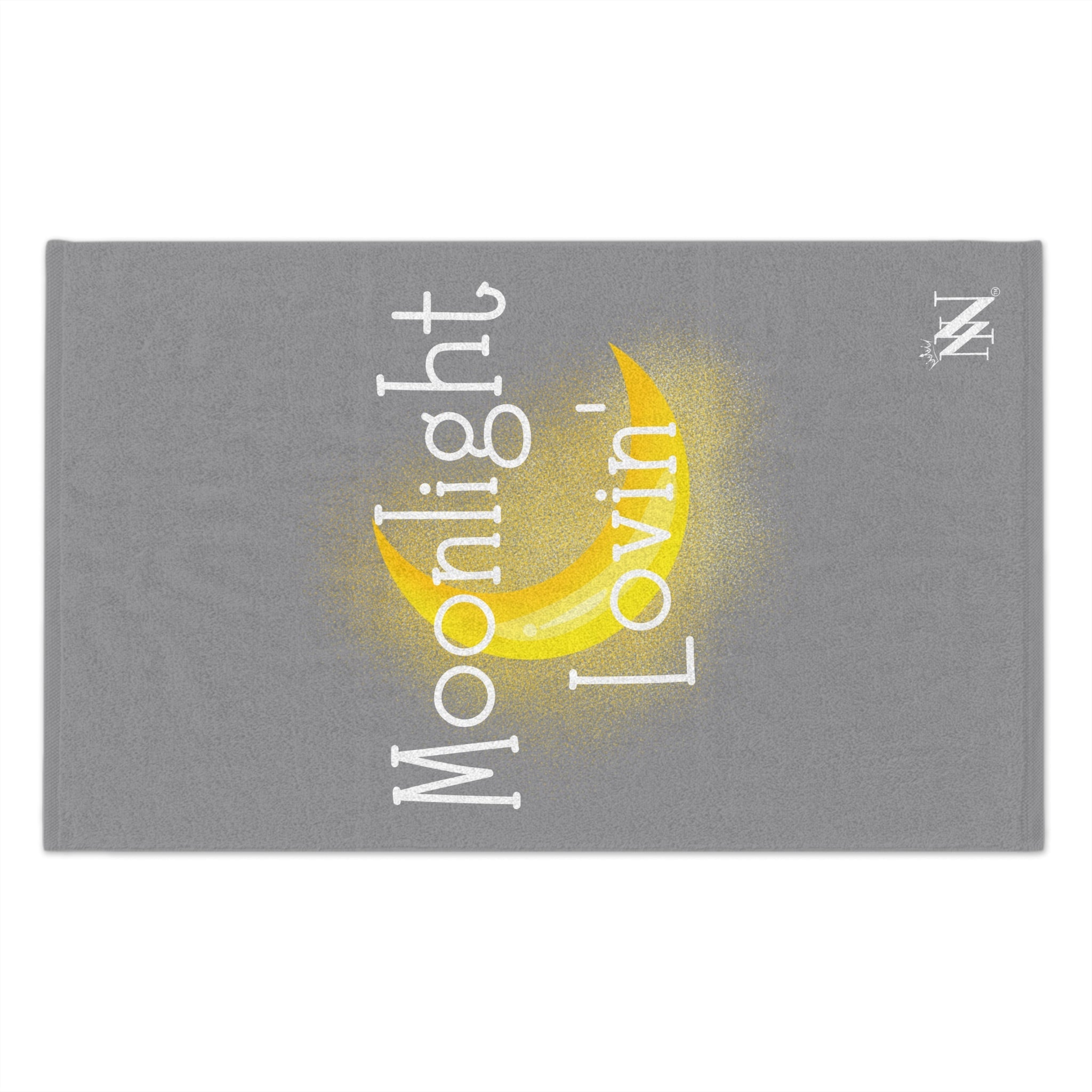 Moonlight Lovin’ Grey | Mix & Match Soft Fun-Flirty Lovers’ Towels
