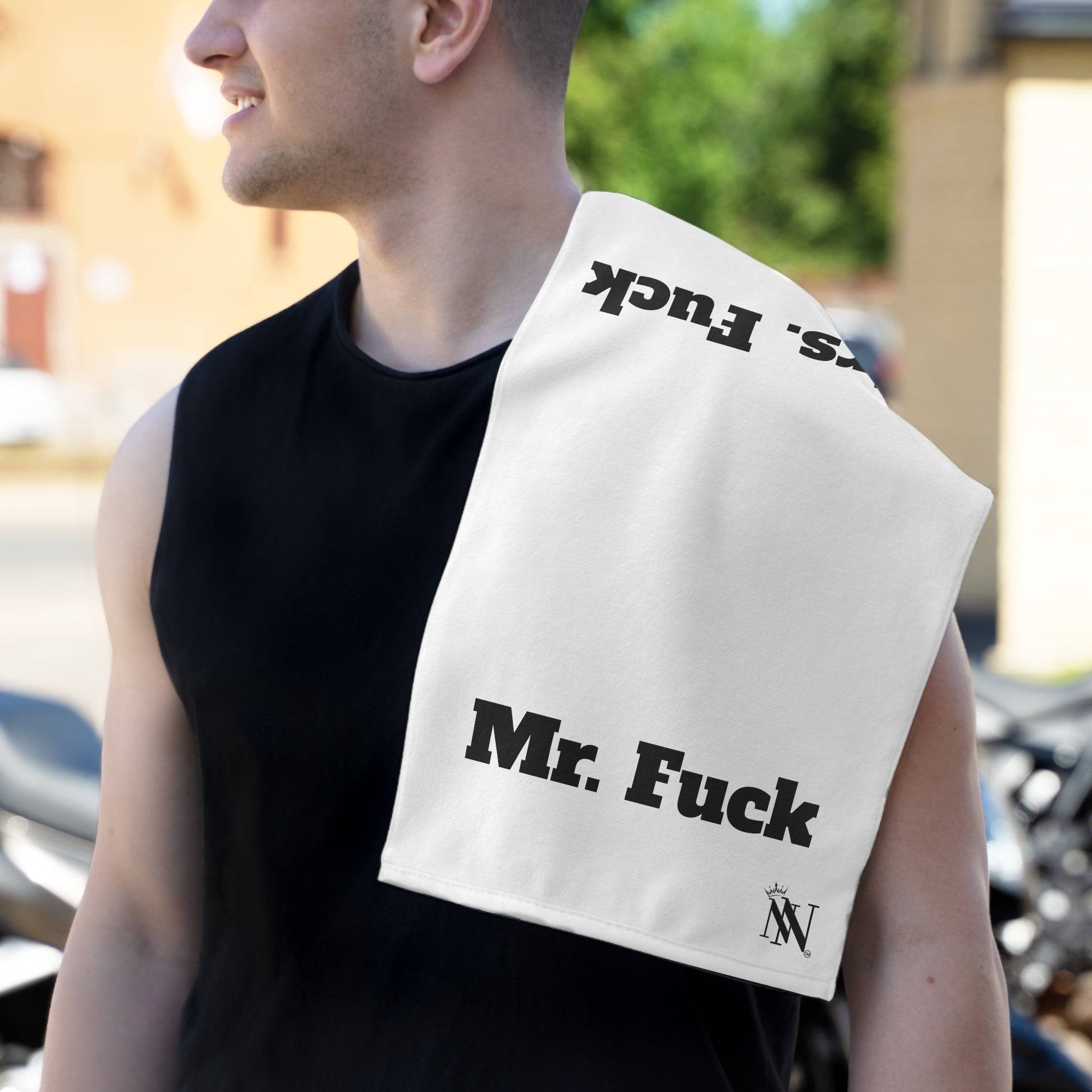 Mr. Mrs. Fuck Shareable | Mix & Match Soft Fun-Flirty Lovers’ Towels