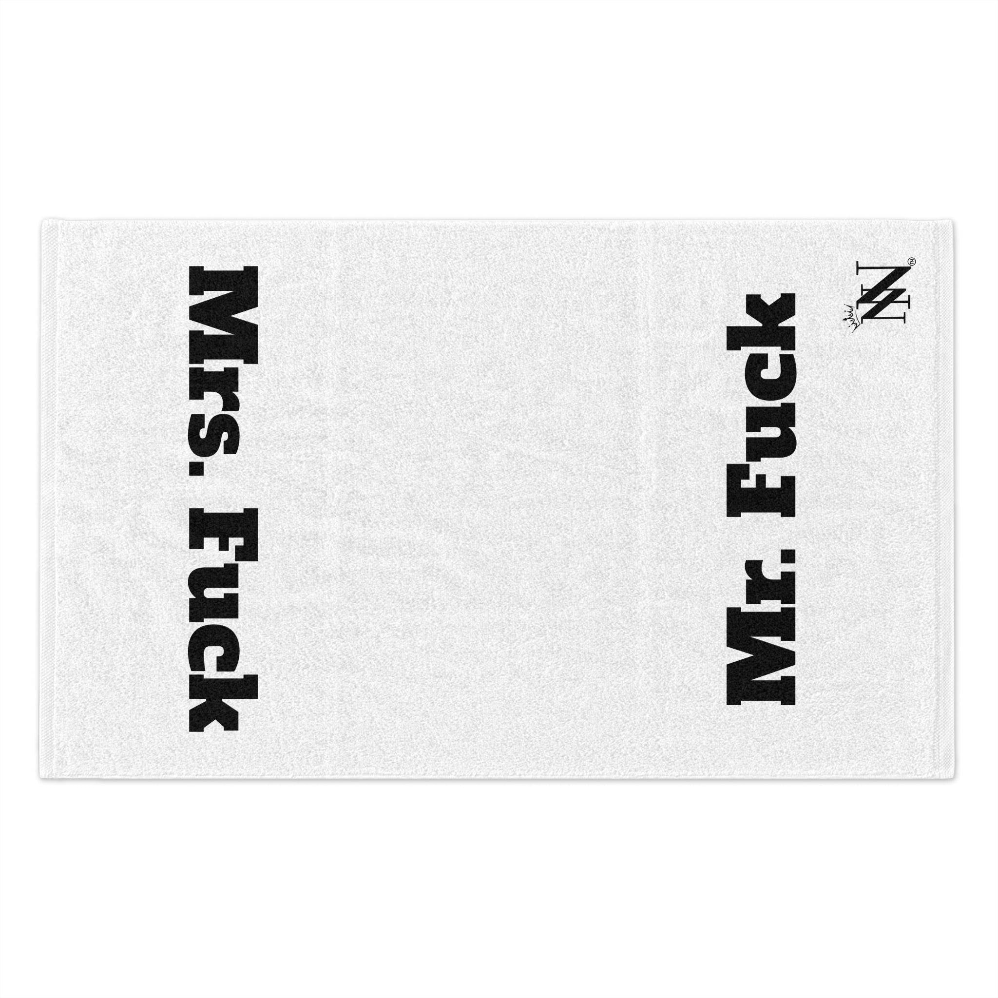 Mr. Mrs. Fuck Shareable | Mix & Match Soft Fun-Flirty Lovers’ Towels