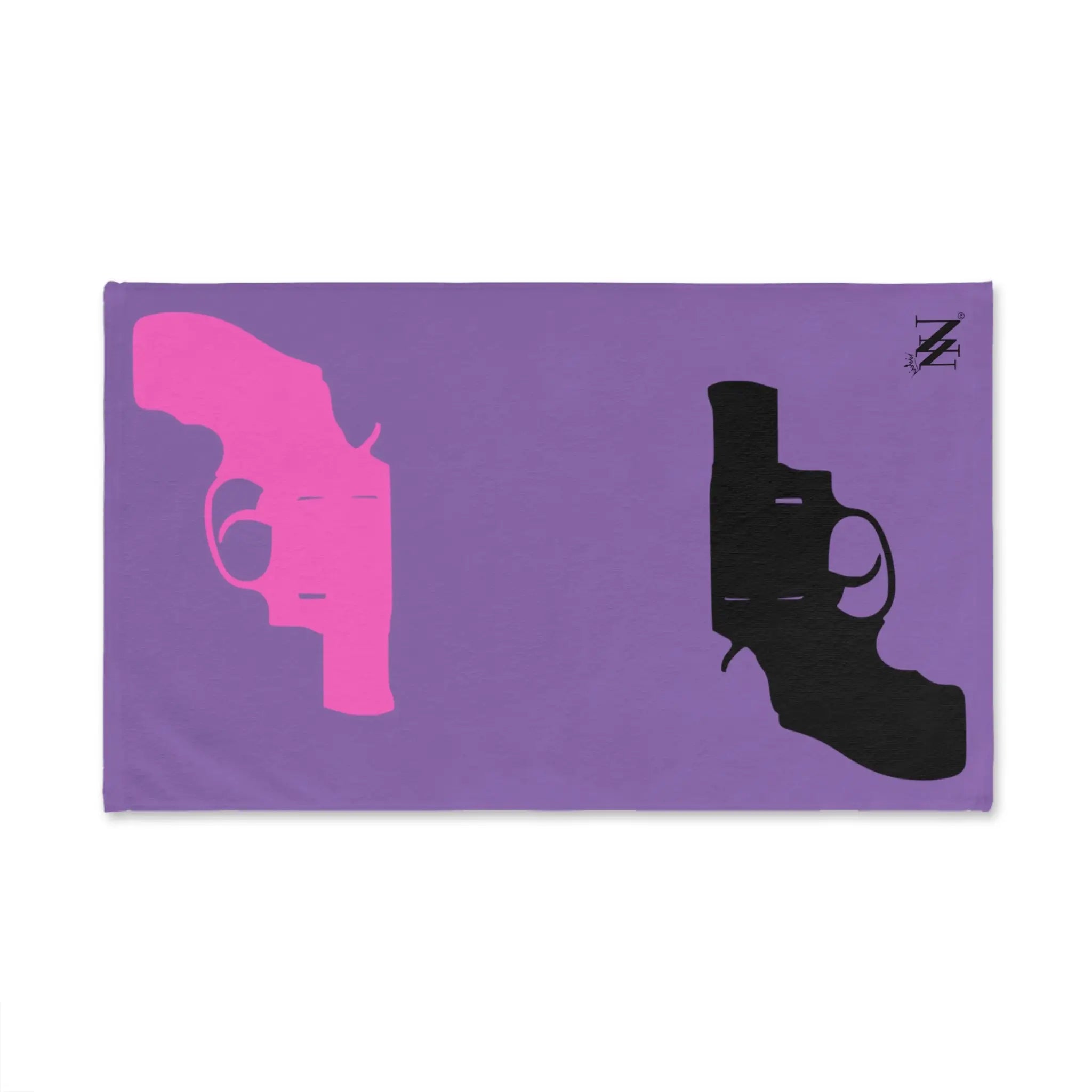 Mr. Mrs. Gun Show Shareable Lavendar | Mix & Match Original Fun-Flirty Lovers’ Towels