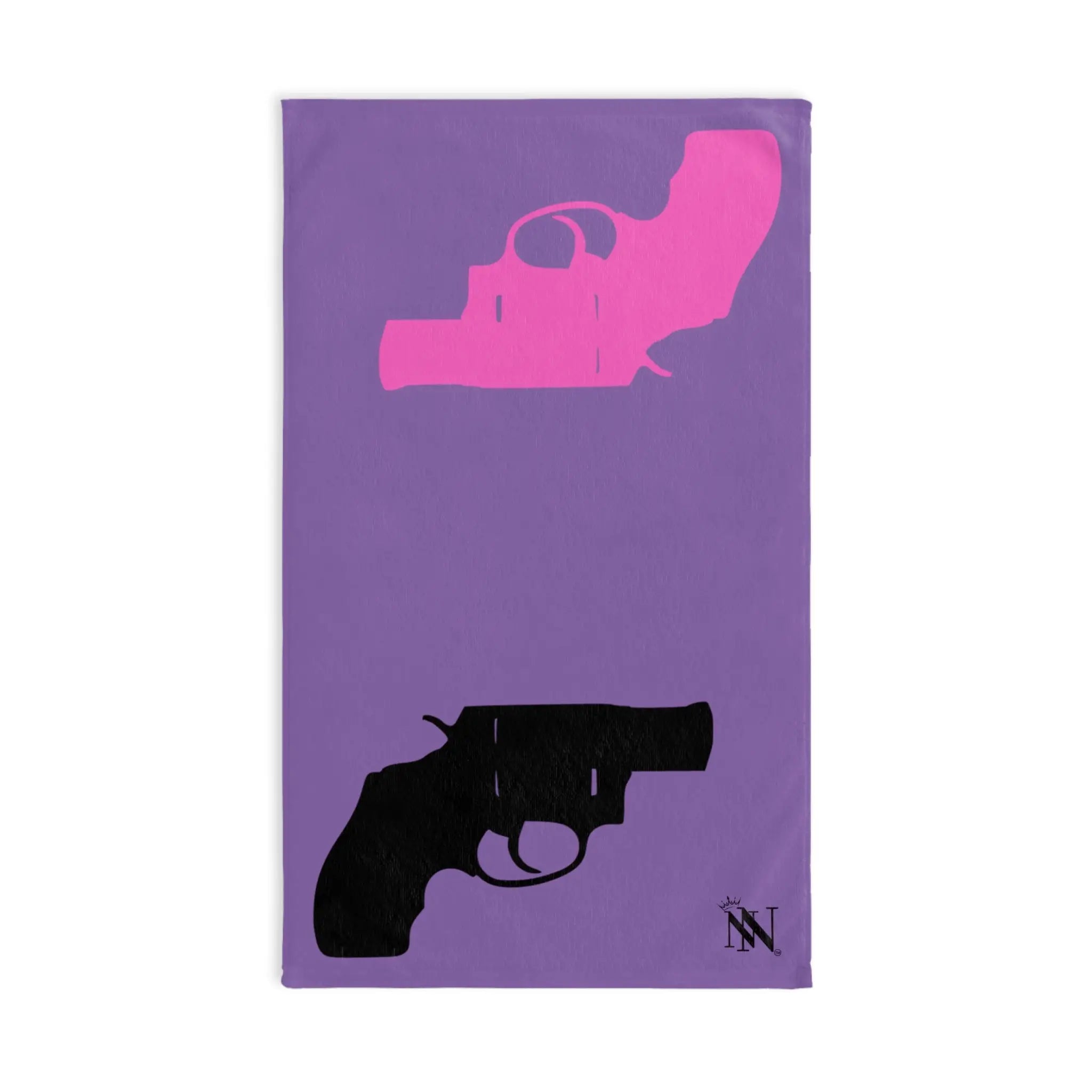 Mr. Mrs. Gun Show Shareable Lavendar | Mix & Match Original Fun-Flirty Lovers’ Towels