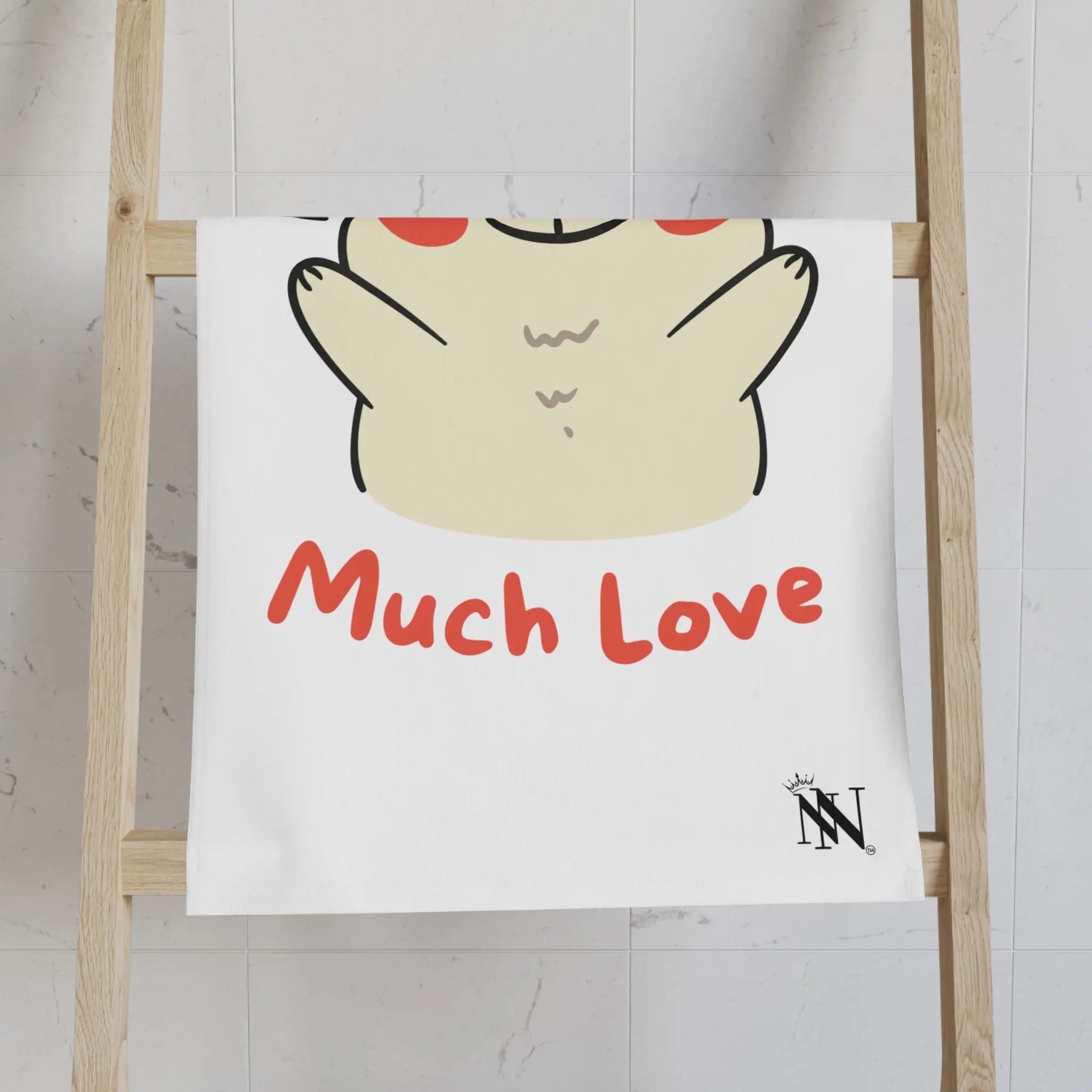 Much Love Bunny | Mix & Match Classic Fun-Flirty Lovers’ Towels