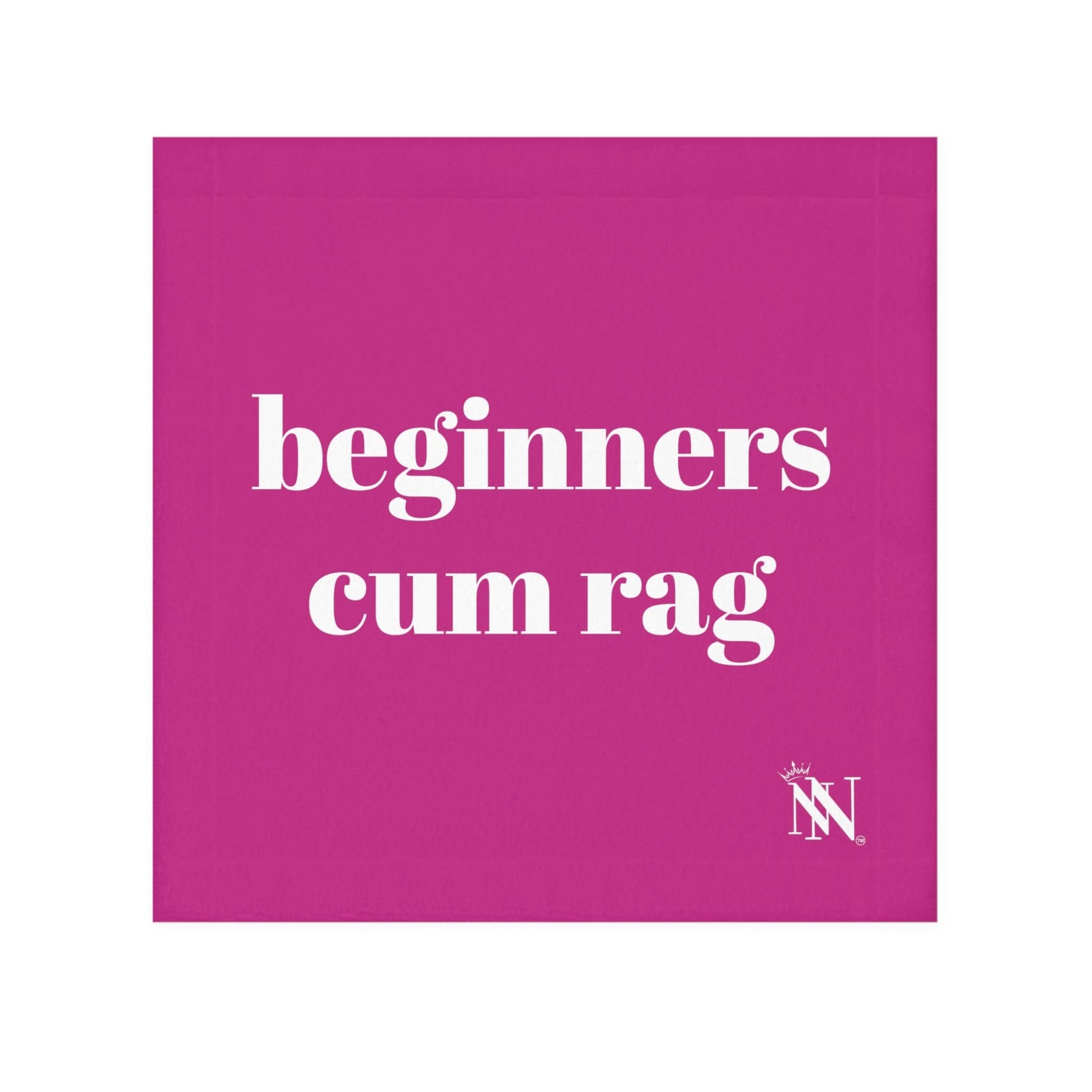My Beginner Cum Rag Fuscia | Mix & Match Lils’ Fun-Flirty Lovers’ Towels