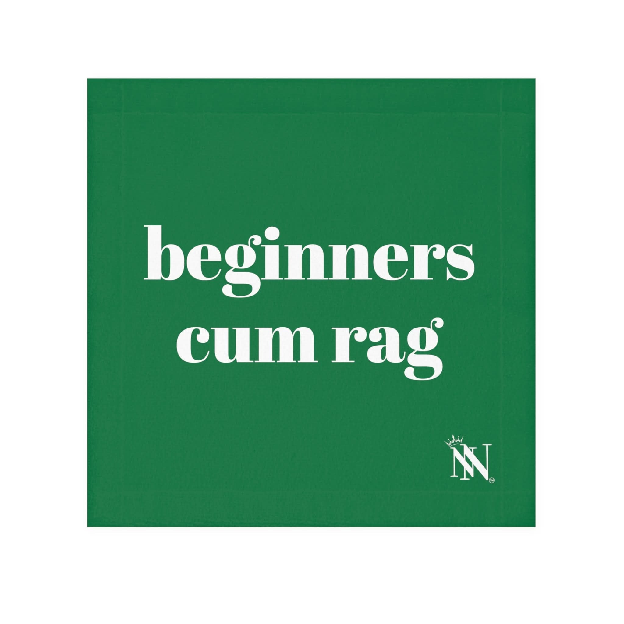 My Beginner Cum Rag Green | Mix & Match Lils’ Fun-Flirty Lovers’ Towels