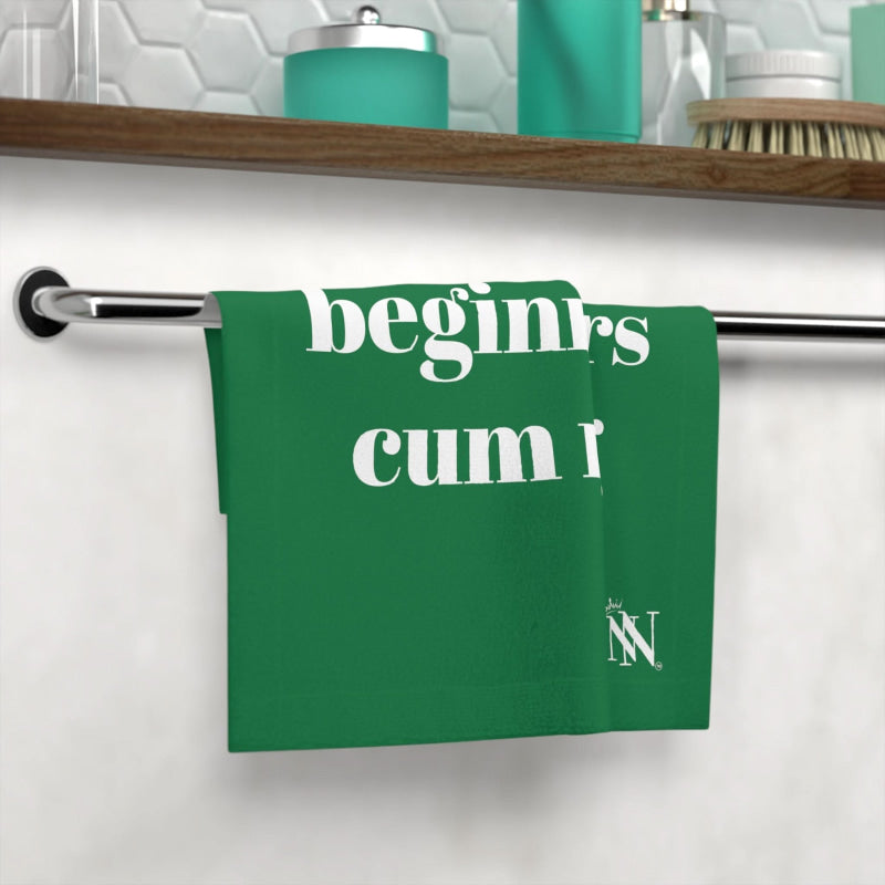 My Beginner Cum Rag Green | Mix & Match Lils’ Fun-Flirty Lovers’ Towels