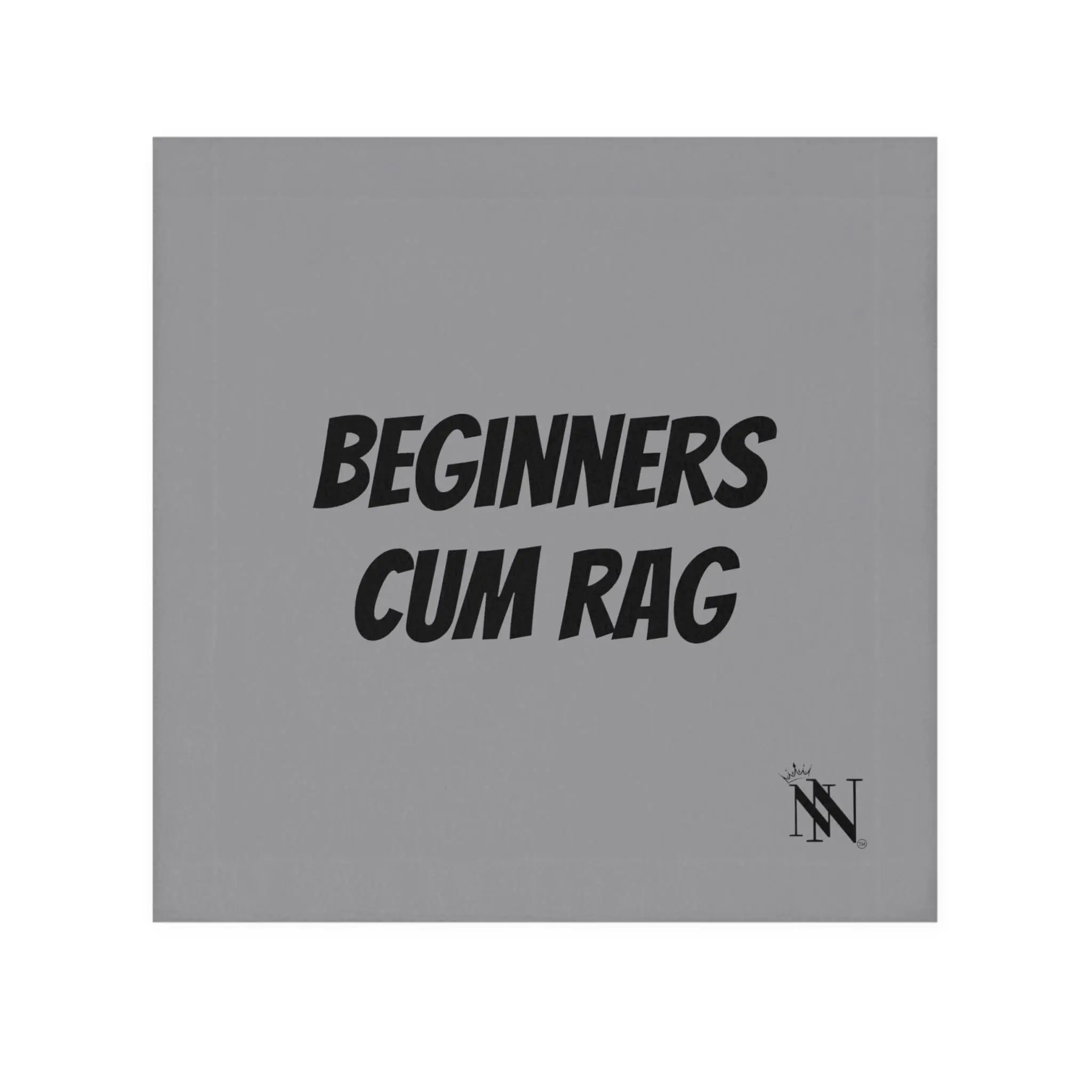 My Beginner Cum Rag Grey | Mix & Match Lils’ Fun-Flirty Lovers’ Towels