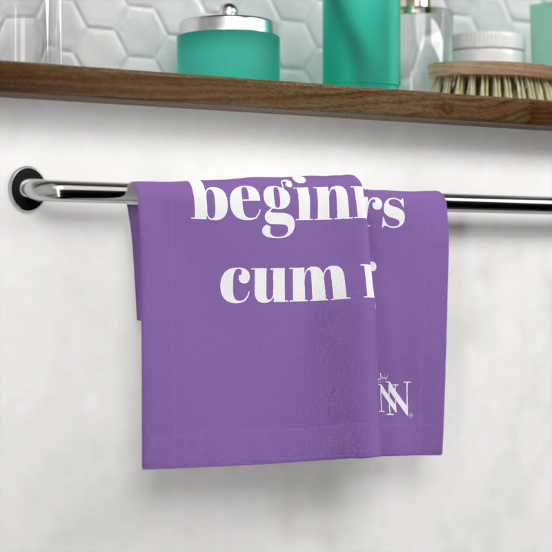 My Beginner Cum Rag Lavendar | Mix & Match Lils’ Fun-Flirty Lovers’ Towels