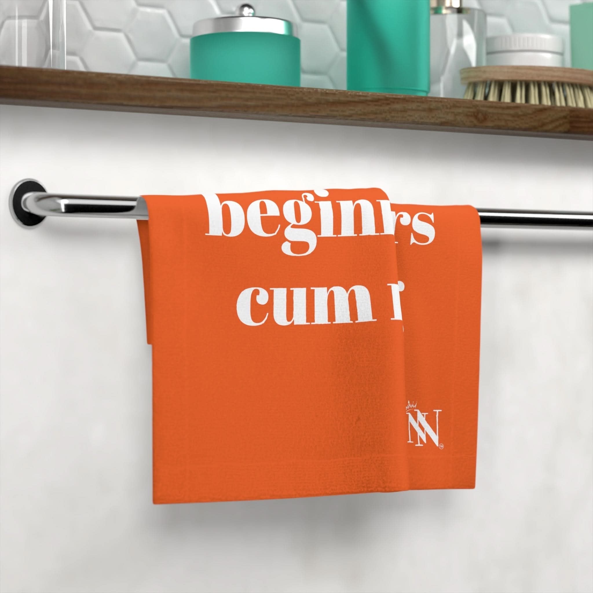 My Beginner Cum Rag Orange | Mix & Match Lils’ Fun-Flirty Lovers’ Towels