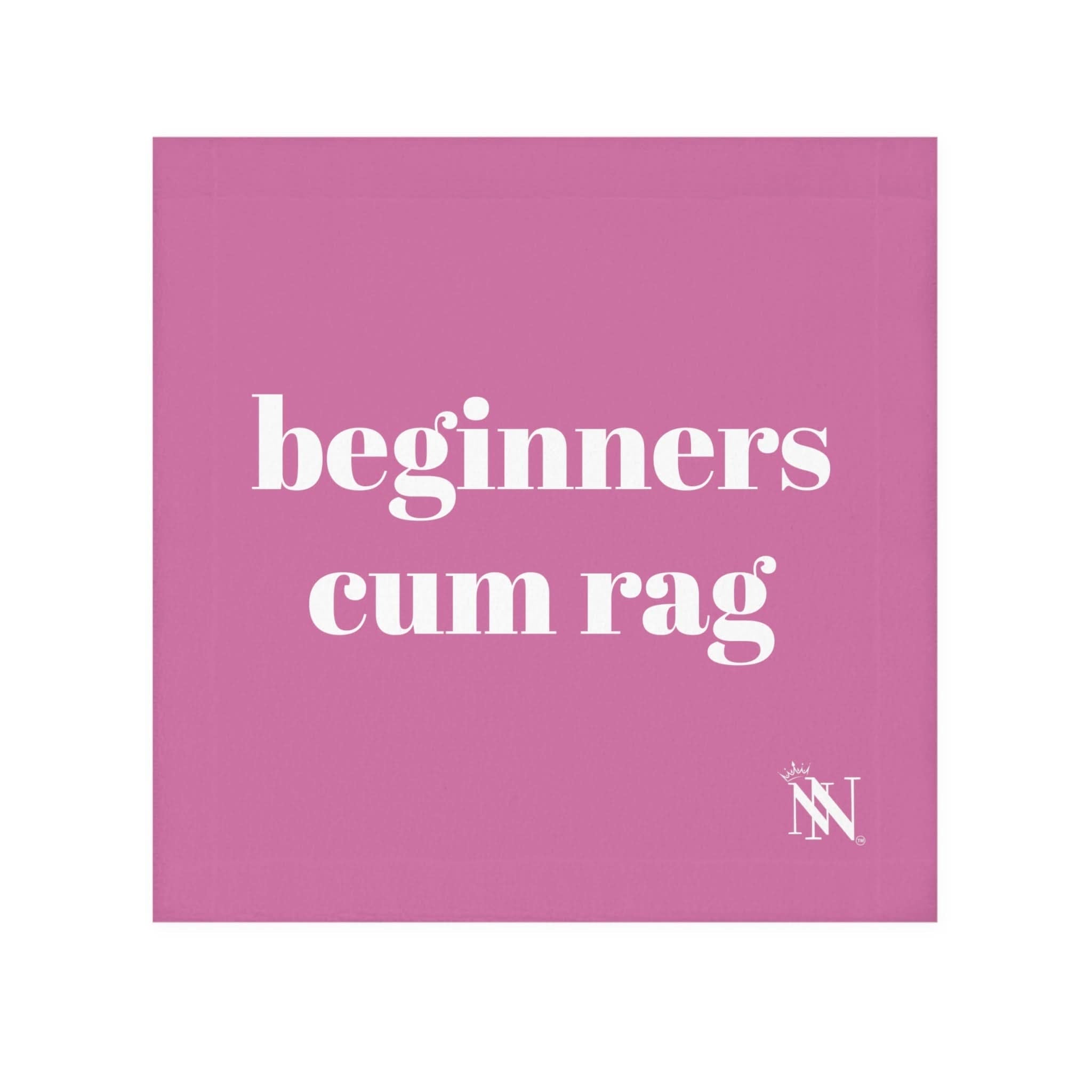 My Beginner Cum Rag Pink | Mix & Match Lils’ Fun-Flirty Lovers’ Towels