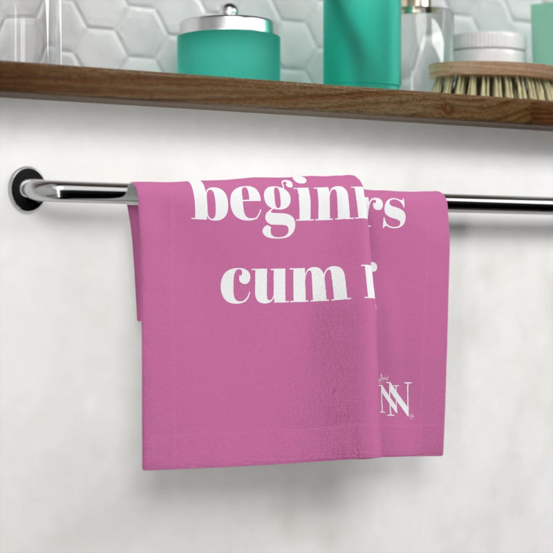 My Beginner Cum Rag Pink | Mix & Match Lils’ Fun-Flirty Lovers’ Towels