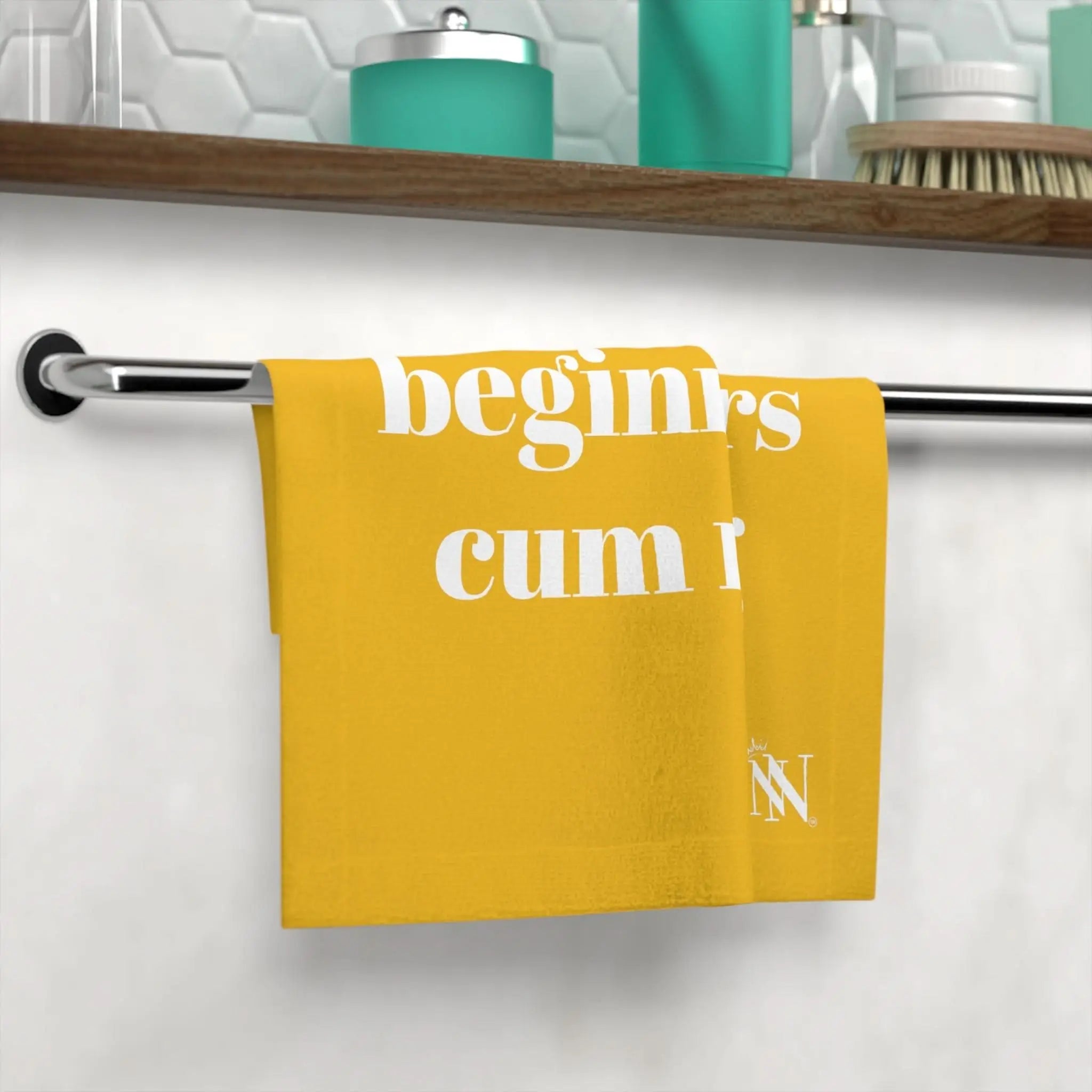 My Beginner Cum Rag Yellow | Mix & Match Lils’ Fun-Flirty Lovers’ Towels