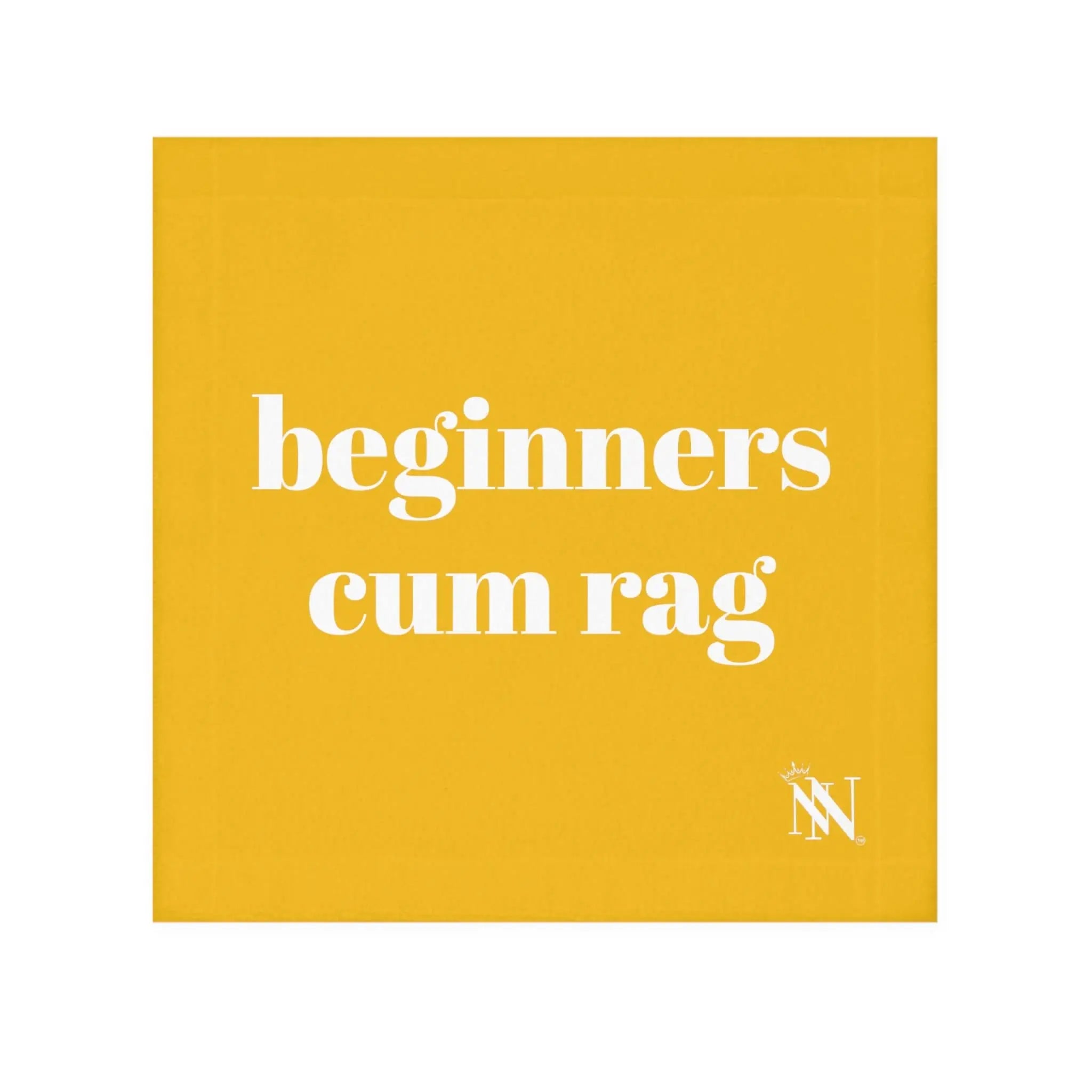 My Beginner Cum Rag Yellow | Mix & Match Lils’ Fun-Flirty Lovers’ Towels