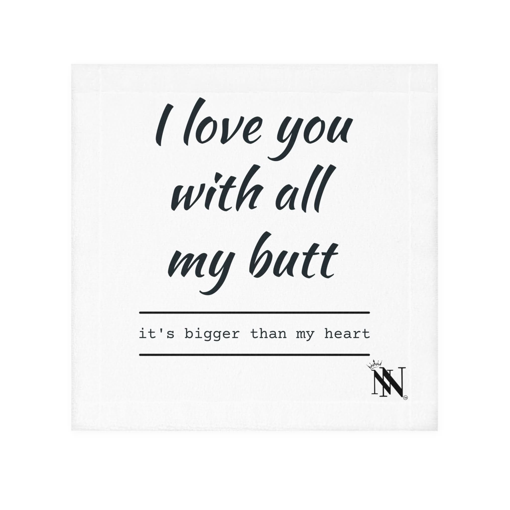 My Butt | Mix & Match Lils’ Fun-Flirty Lovers’ Towels