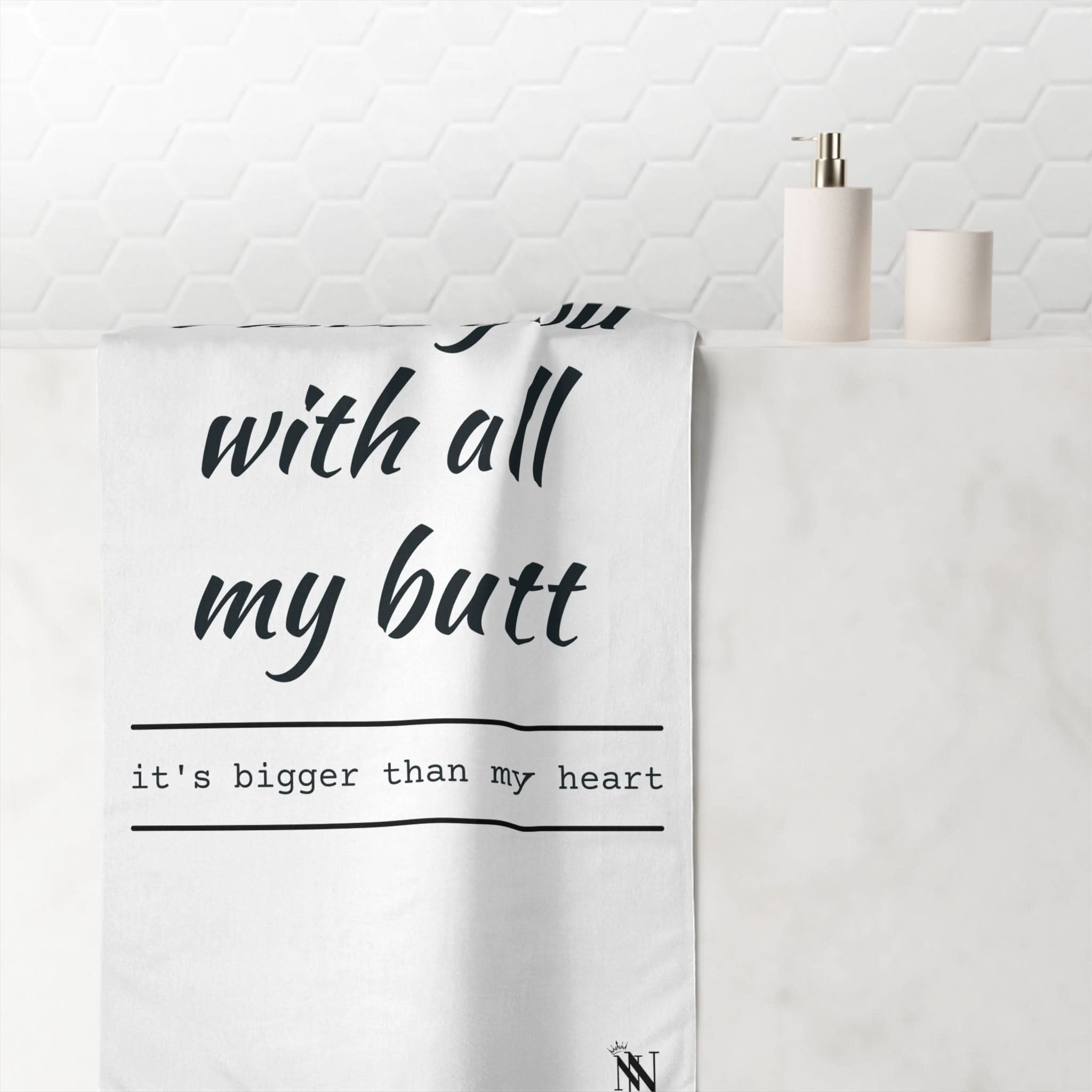 My Butt | Mix & Match Naughty XL Fun-Flirty Lovers’ Towels