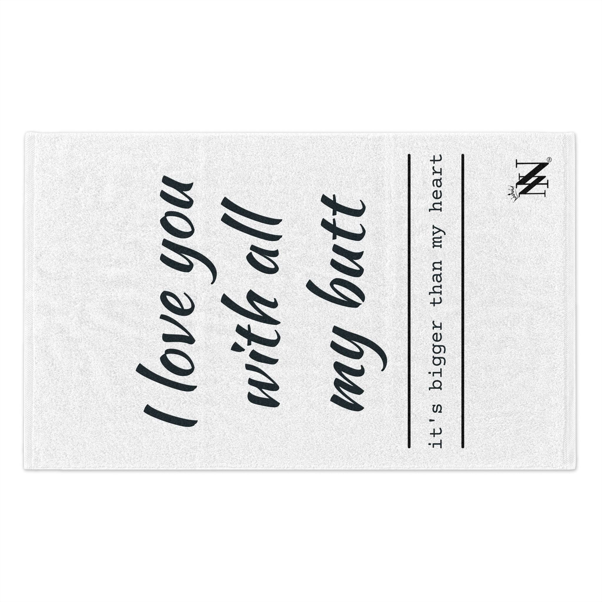 My Butt | Mix & Match Soft Fun-Flirty Lovers’ Towels