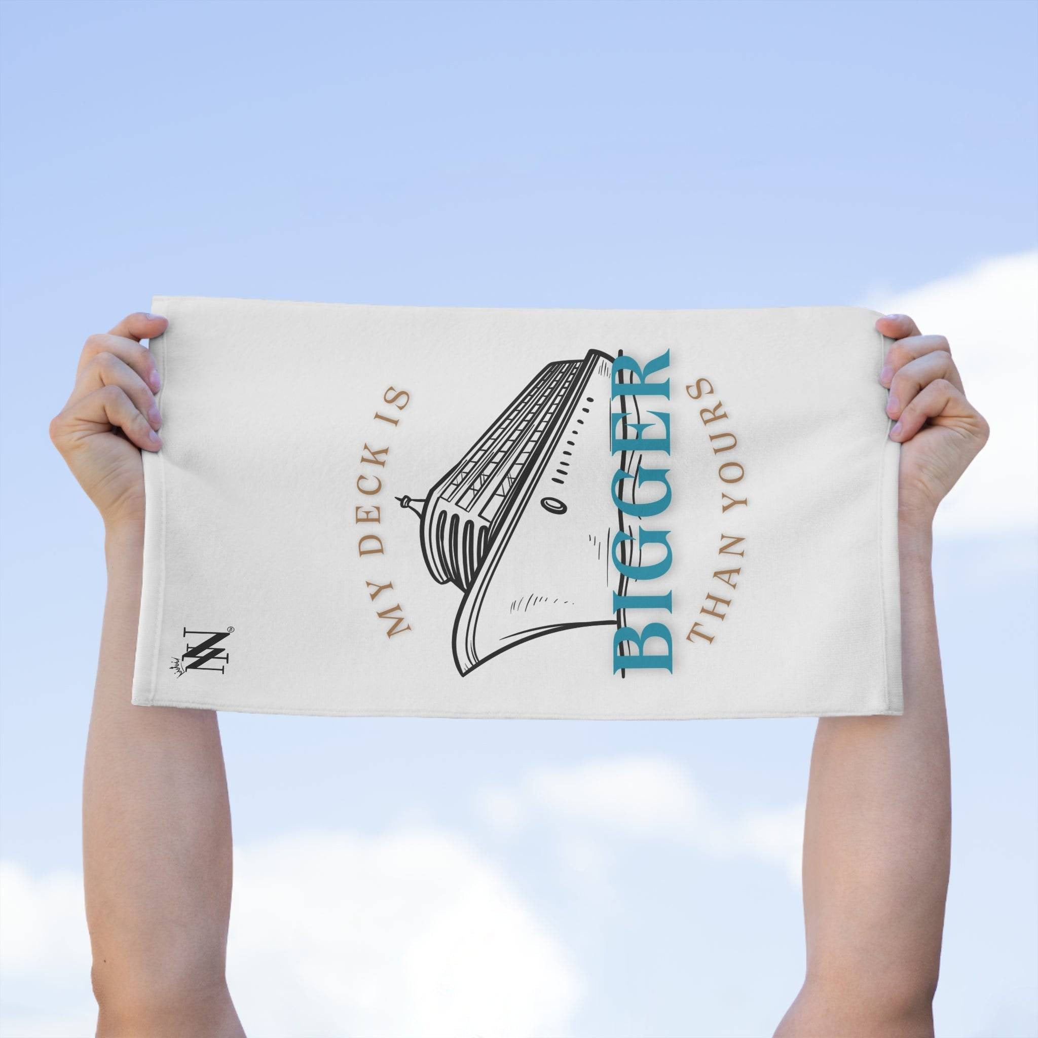 My DECK is Bigger | Mix & Match Soft Fun-Flirty Lovers’ Towels