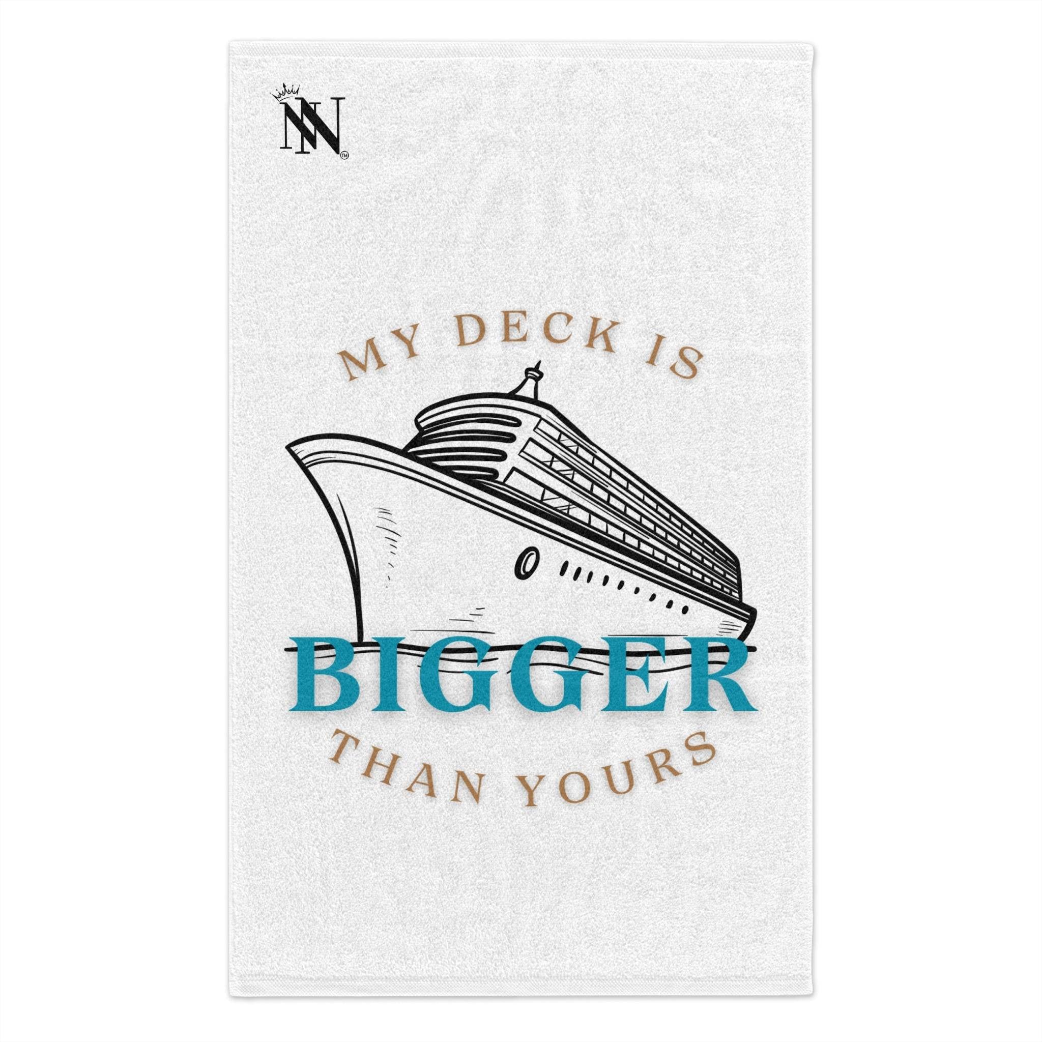 My DECK is Bigger | Mix & Match Soft Fun-Flirty Lovers’ Towels