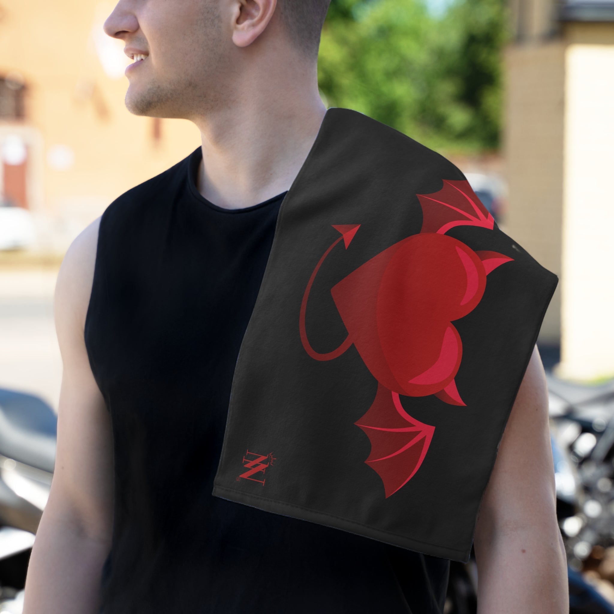 My Devilish Heart | Mix & Match Soft Fun-Flirty Lovers’ Towels