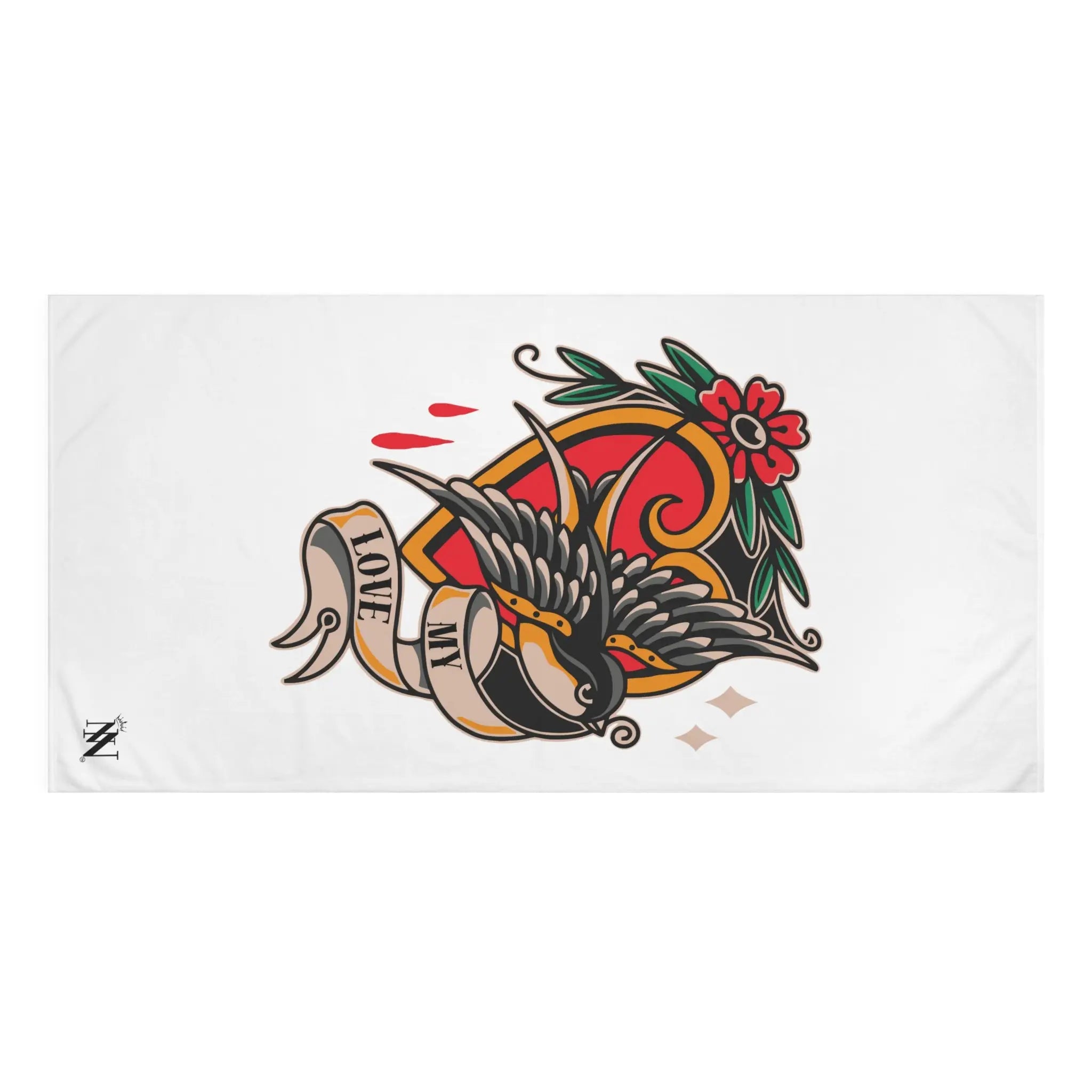 My Love Traditional Tattoo | Mix & Match XL Fun-Flirty Lovers’ Towels