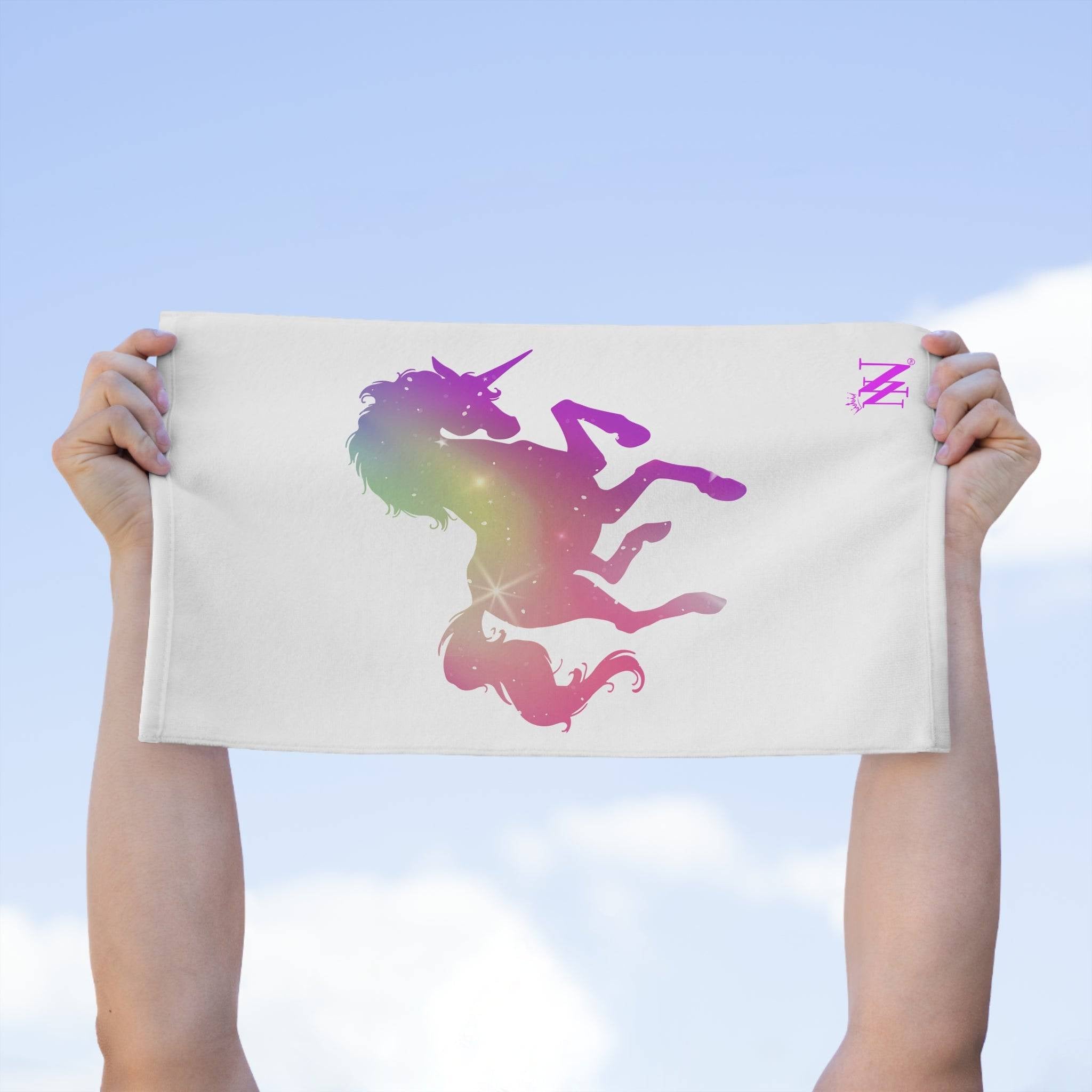 Mystical Unicorn White | Mix & Match Soft Fun-Flirty Lovers’ Towels