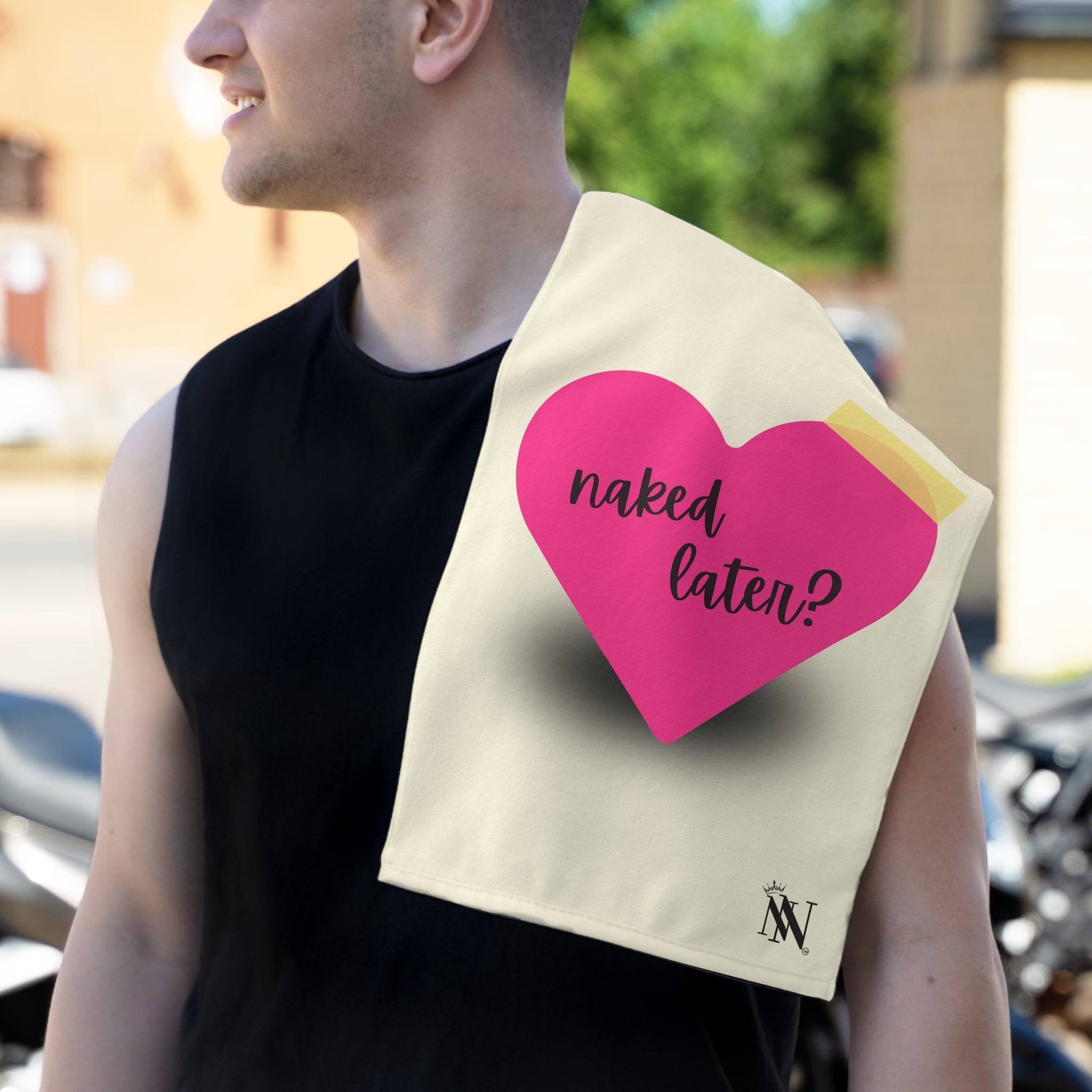 Naked Later? | Mix & Match Soft Fun-Flirty Lovers’ Towels