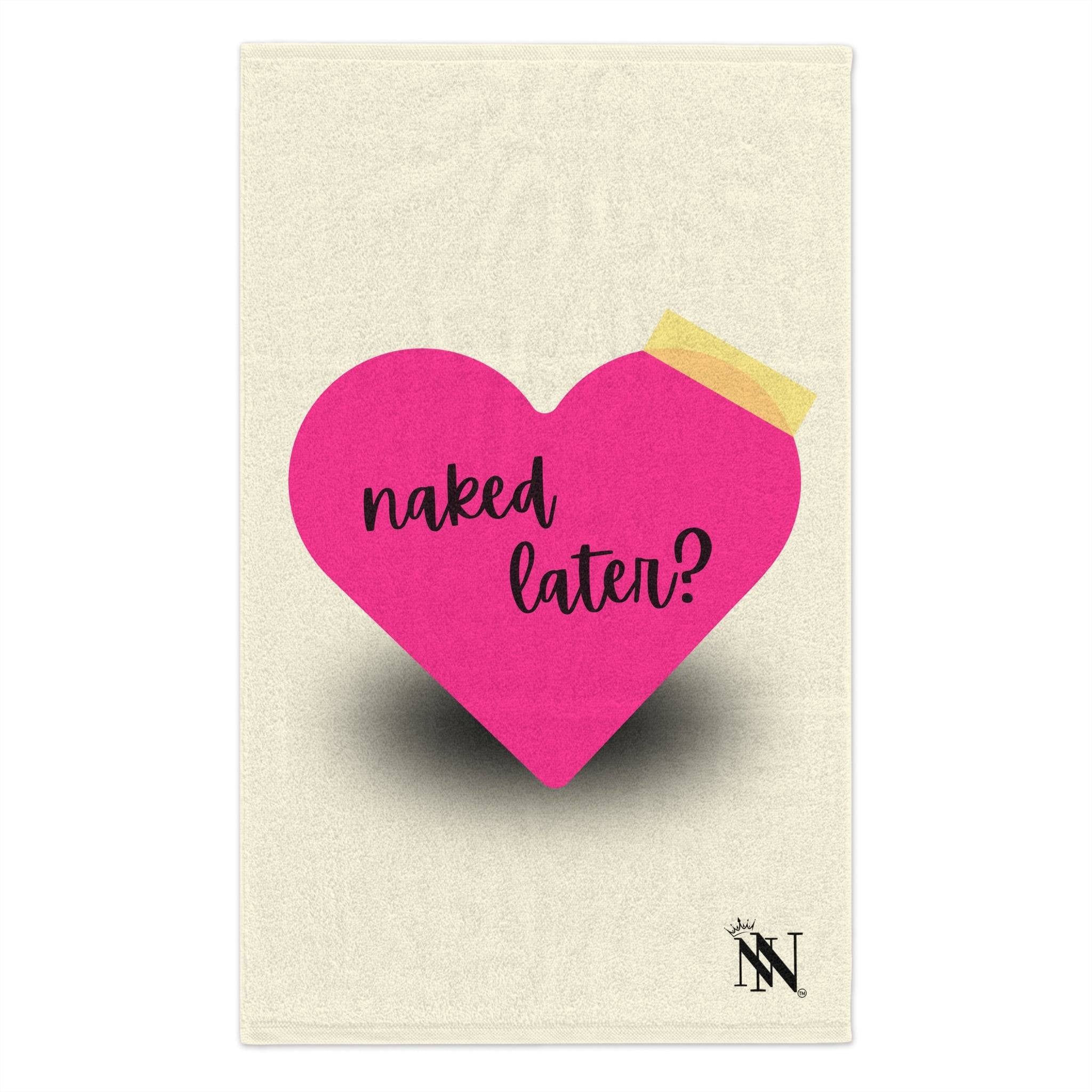 Naked Later? | Mix & Match Soft Fun-Flirty Lovers’ Towels