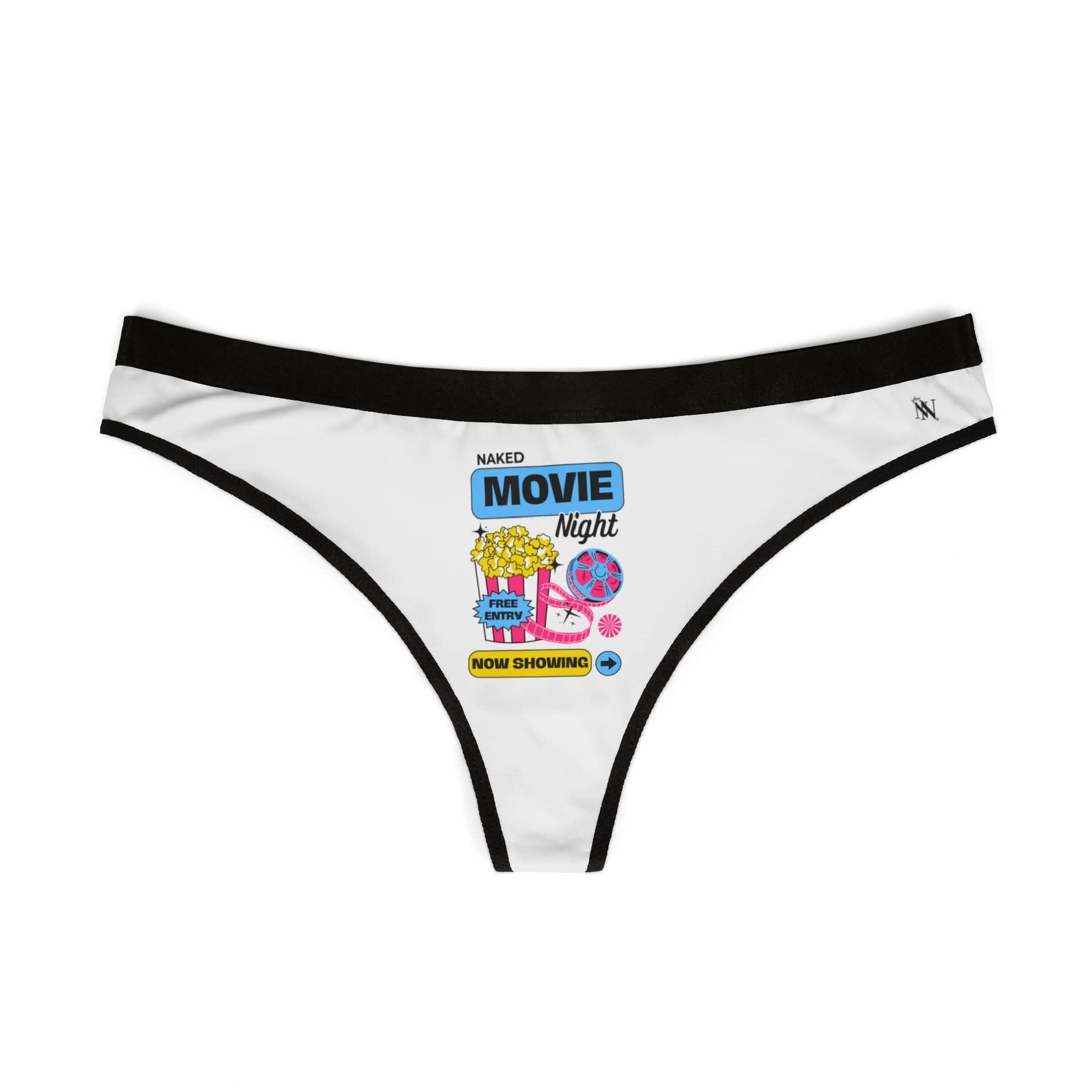Naked Movie Night | Mix & Match Women’s Fun-Flirty Lovers’ Thongs