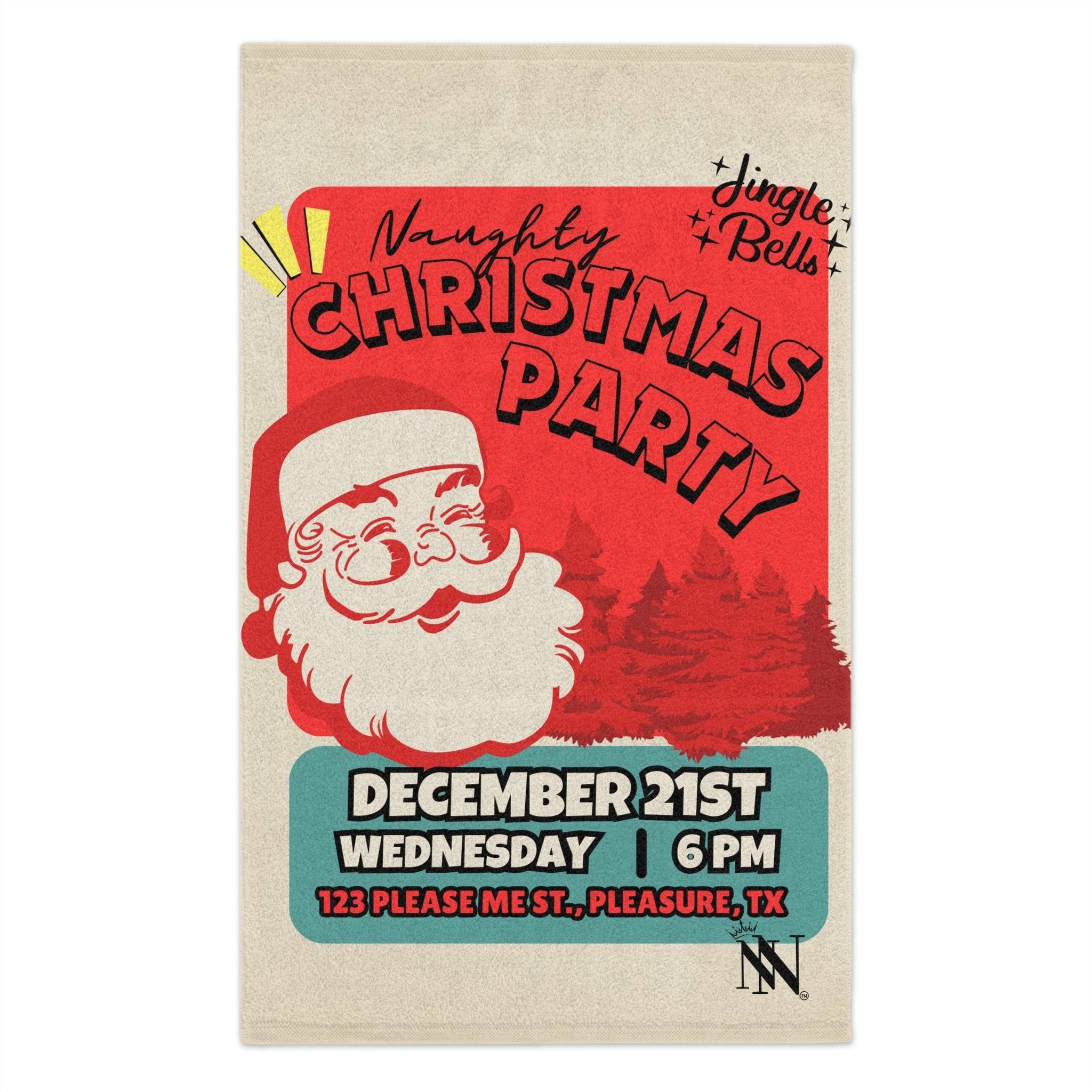 Naughty Christmas Party | Mix & Match Soft Fun-Flirty Lovers’ Towels