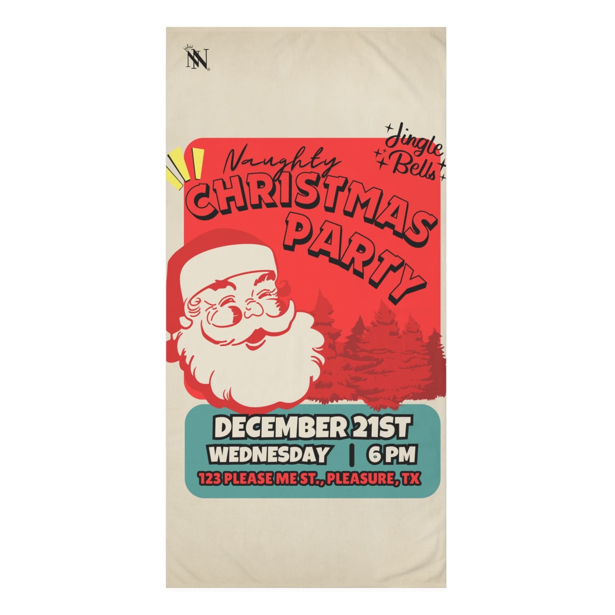 Naughty Christmas Party | Mix & Match Naughty XL Fun-Flirty Lovers’ Towels