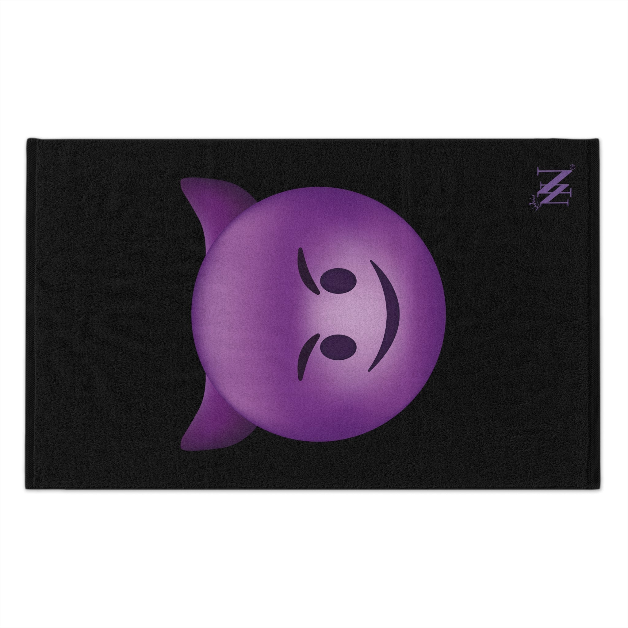 Naughty Devil Emoji Black | Mix & Match Soft Fun-Flirty Lovers’ Towels