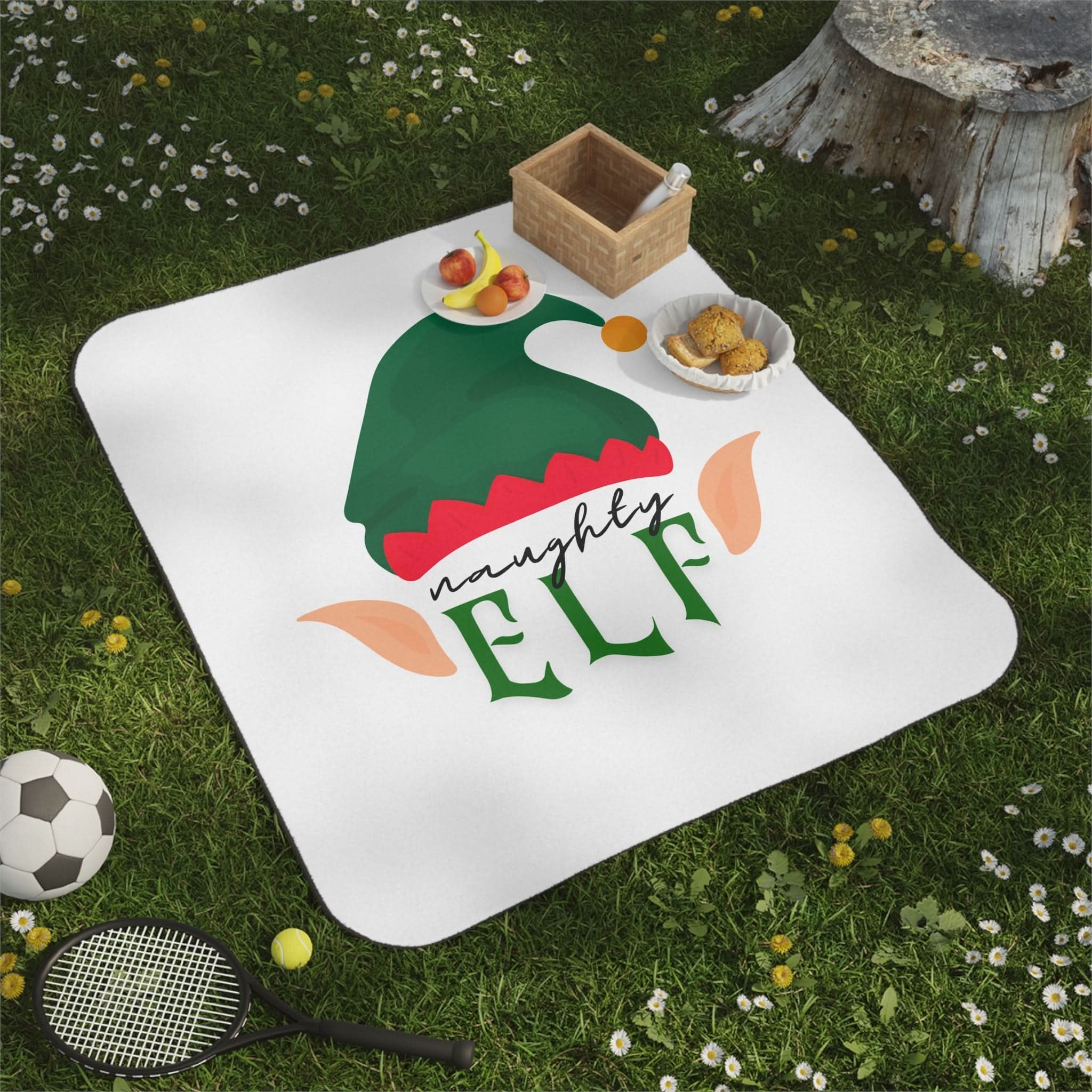 Naughty Elf | Mix Match Fun-Flirty Lovers’ Water-Resistant Blankets