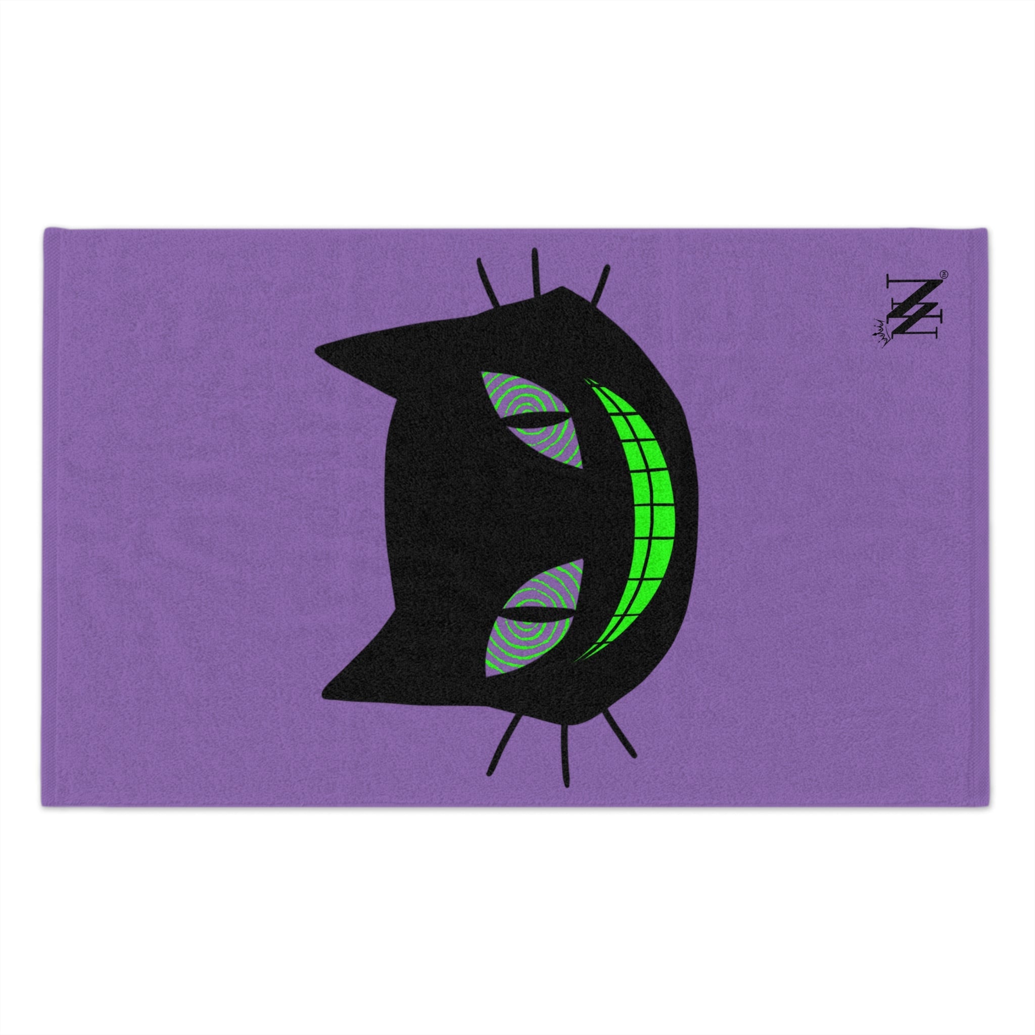 Naughty Kitty Lavendar | Mix & Match Soft Fun-Flirty Lovers’ Towels