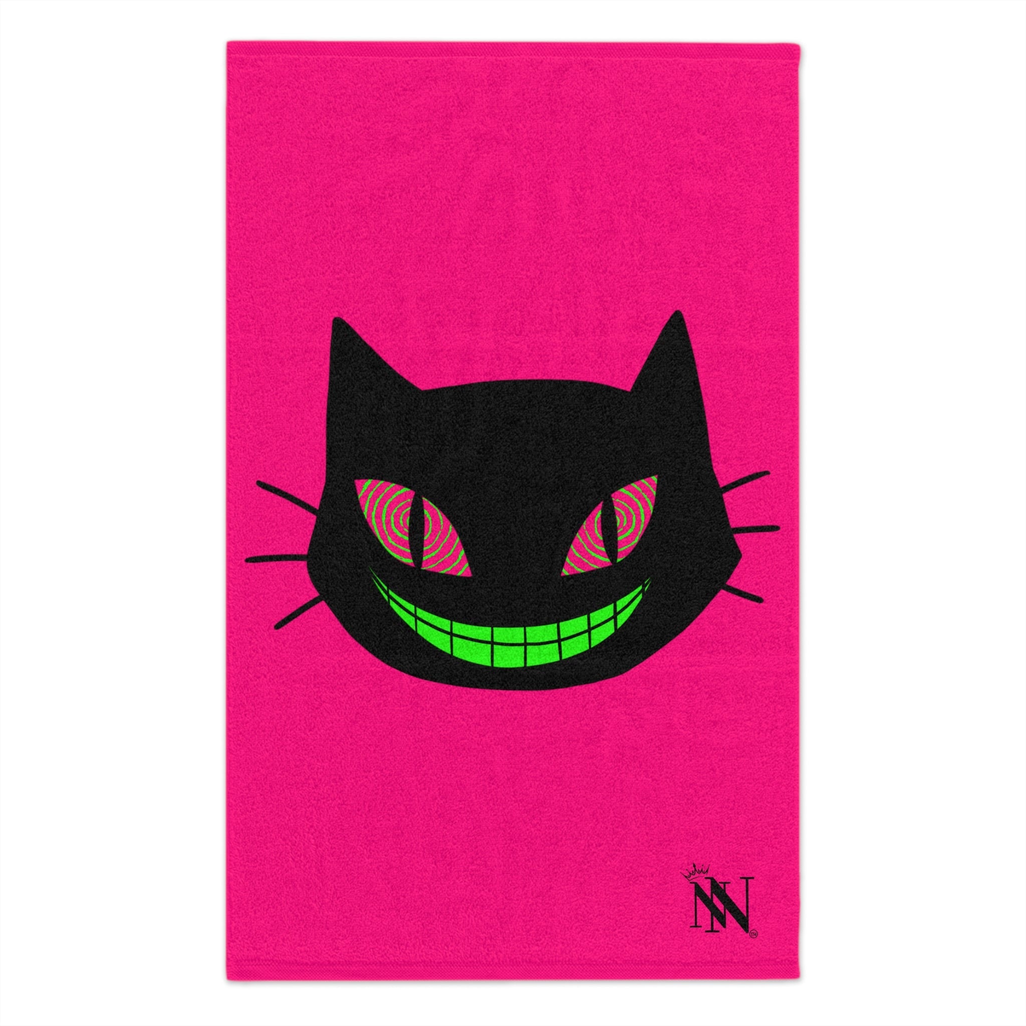 Naughty Kitty Pink | Mix & Match Soft Fun-Flirty Lovers’ Towels